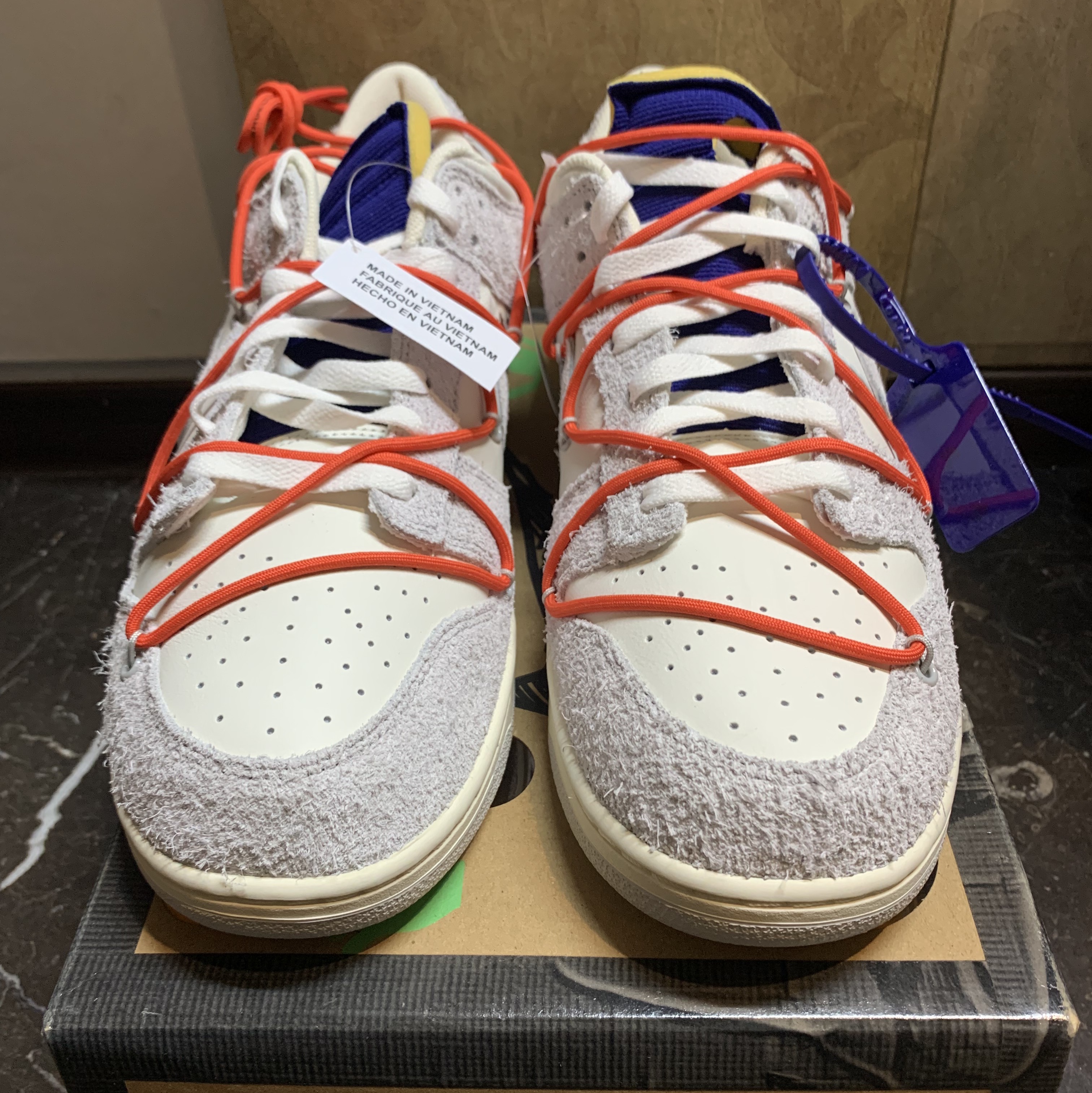 Nike x Off-White Dunk Low The 50 - Lot 13 착용 스타일