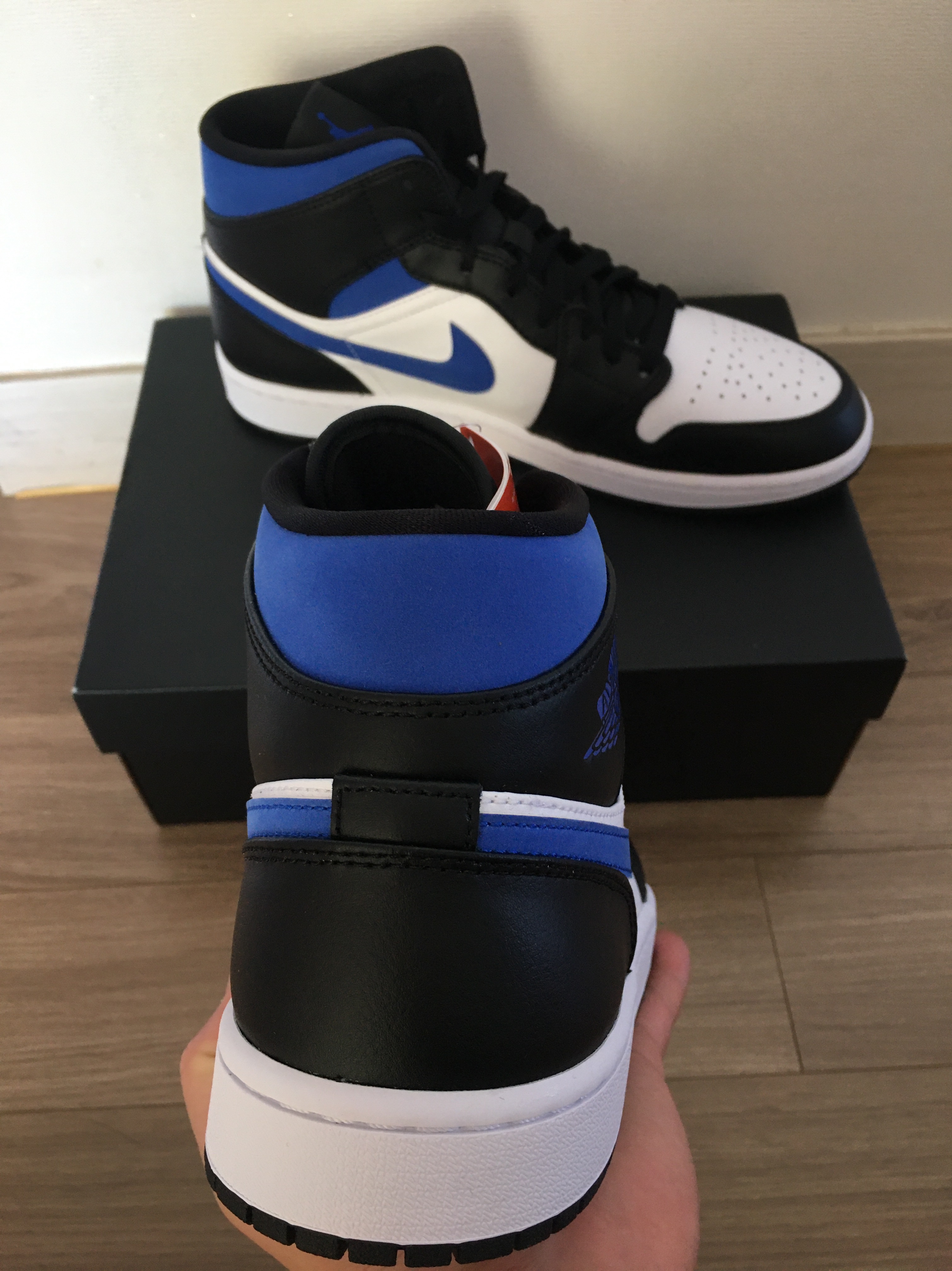 Jordan 1 Mid Racer Blue 착용 스타일 - 2