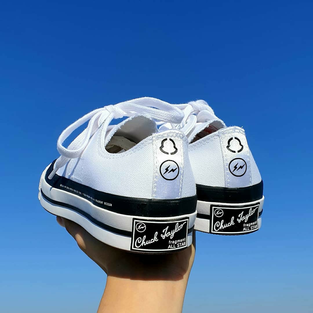 Converse x Moncler x Fragment Chuck 70 Ox White 착용 스타일 - 1
