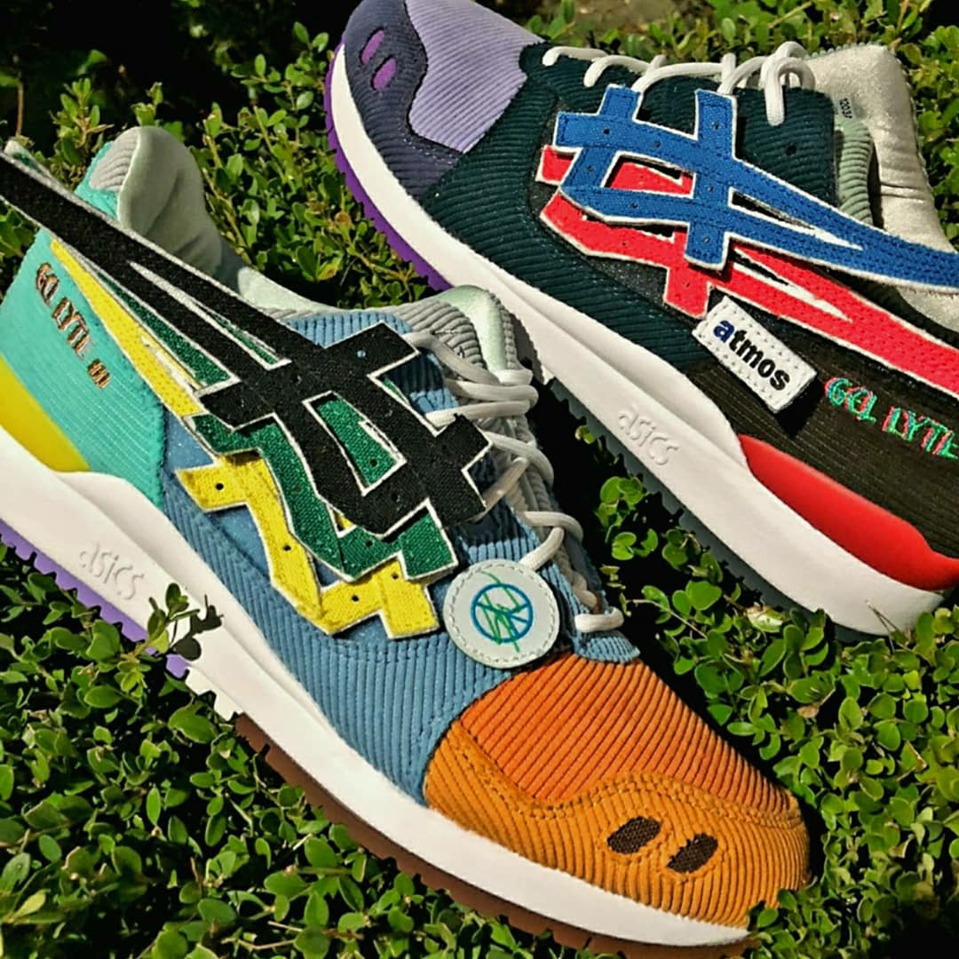 Asics x Atmos x Sean Wotherspoon Gel-Lyte III OG Corduroy 착용 스타일 - 1