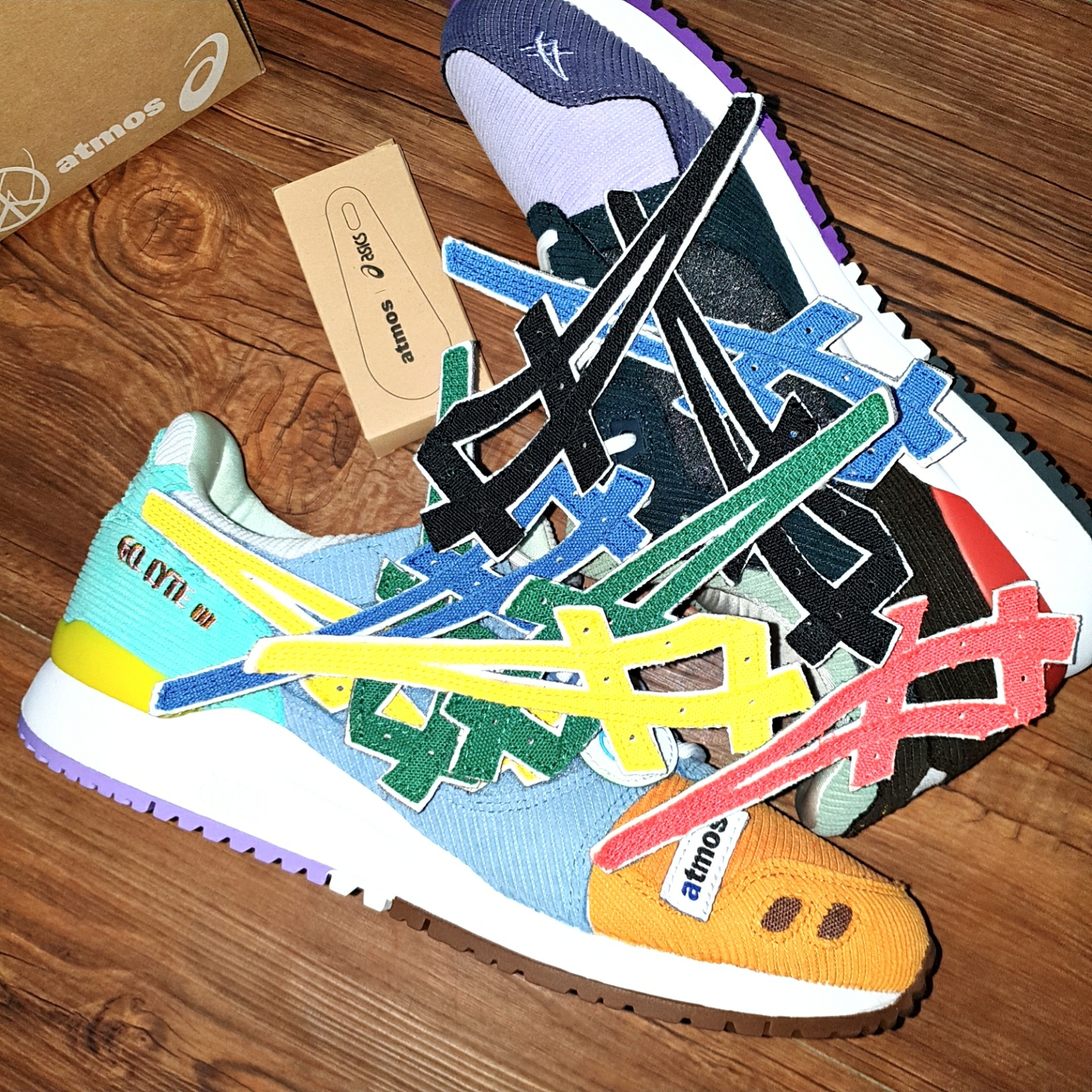 Asics x Atmos x Sean Wotherspoon Gel-Lyte III OG Corduroy 착용 스타일 - 4