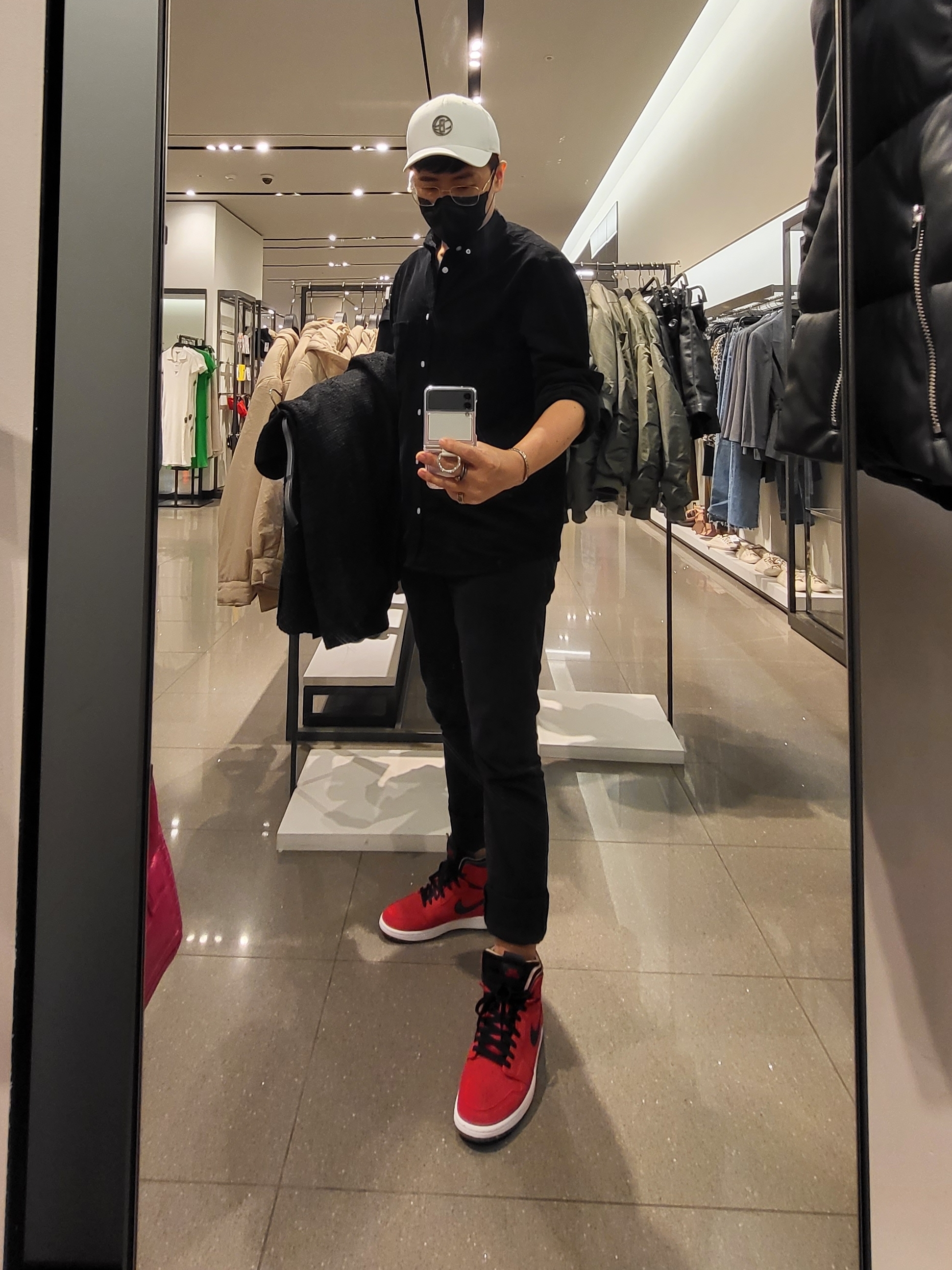 Jordan 1 Zoom Air CMFT Gym Red 착용 스타일