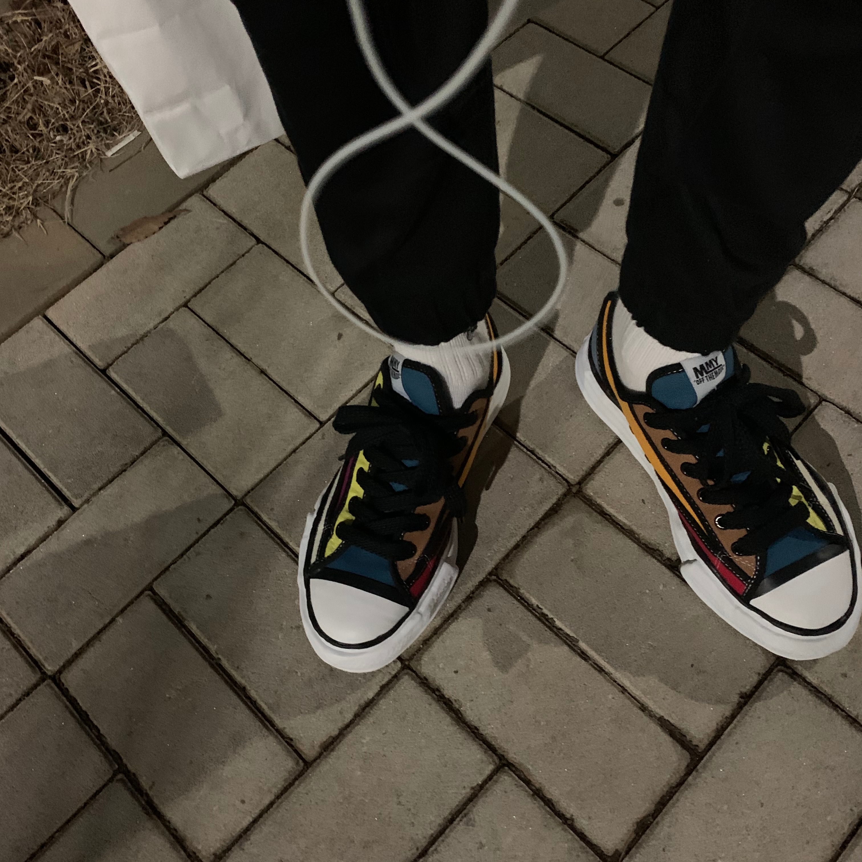 Maison Mihara Yasuhiro Peterson OG Sole Trick Detail Low Cut Sneakers Multi 착용 스타일 - 2
