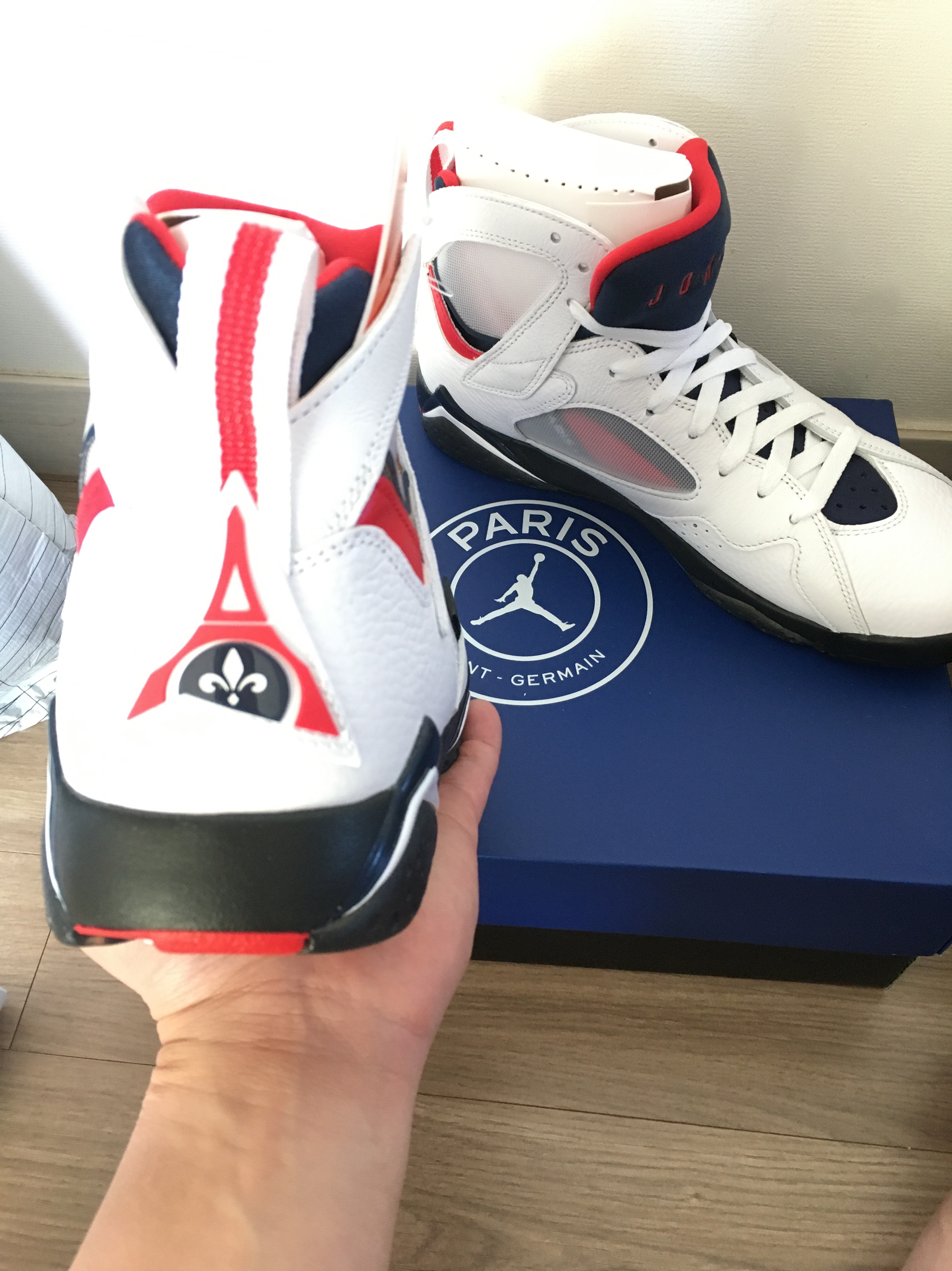 Jordan 7 x Paris Saint-Germain Retro 착용 스타일 - 2