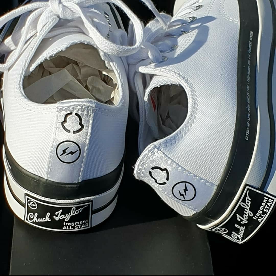Converse x Moncler x Fragment Chuck 70 Ox White 착용 스타일 - 5