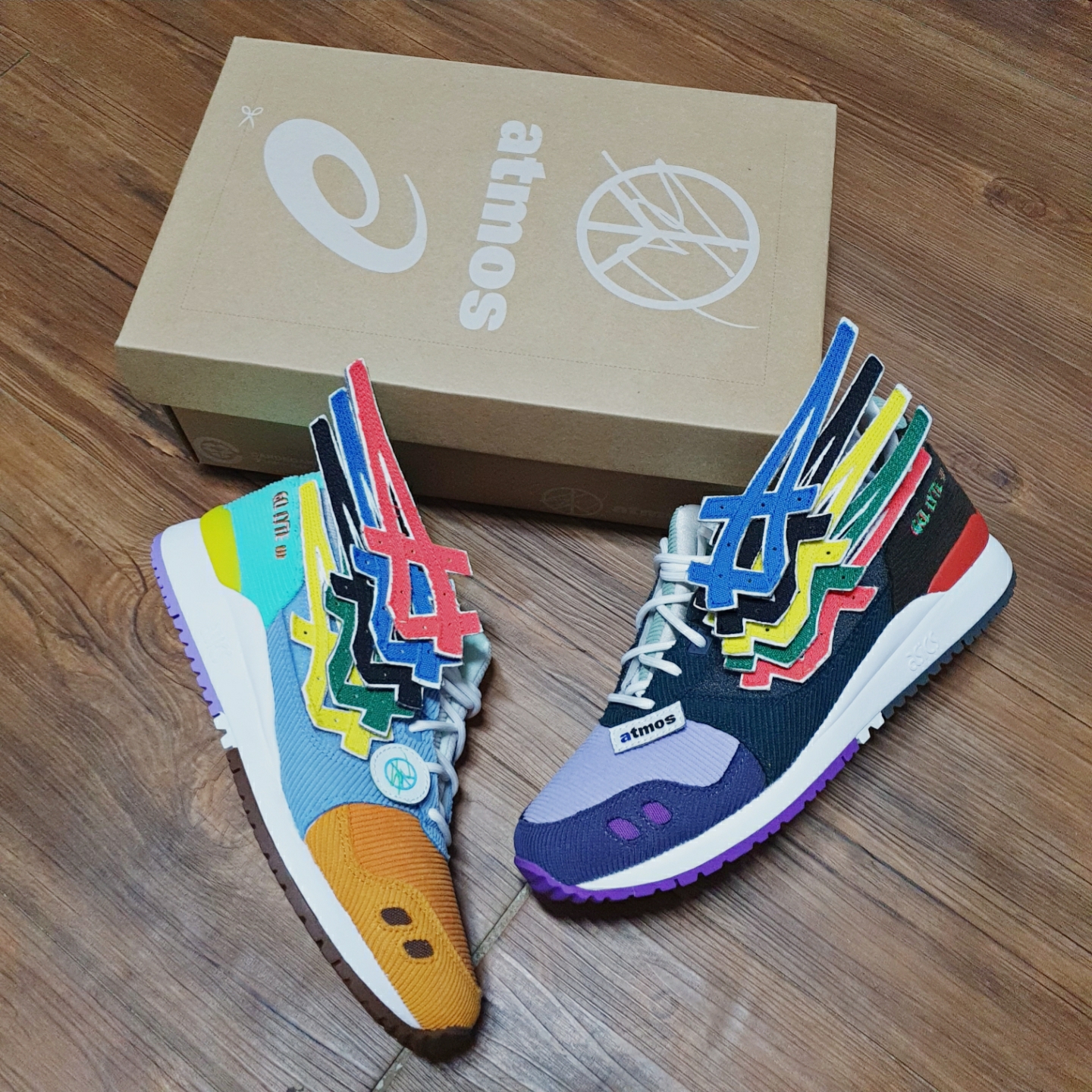 Asics x Atmos x Sean Wotherspoon Gel-Lyte III OG Corduroy 착용 스타일 - 5