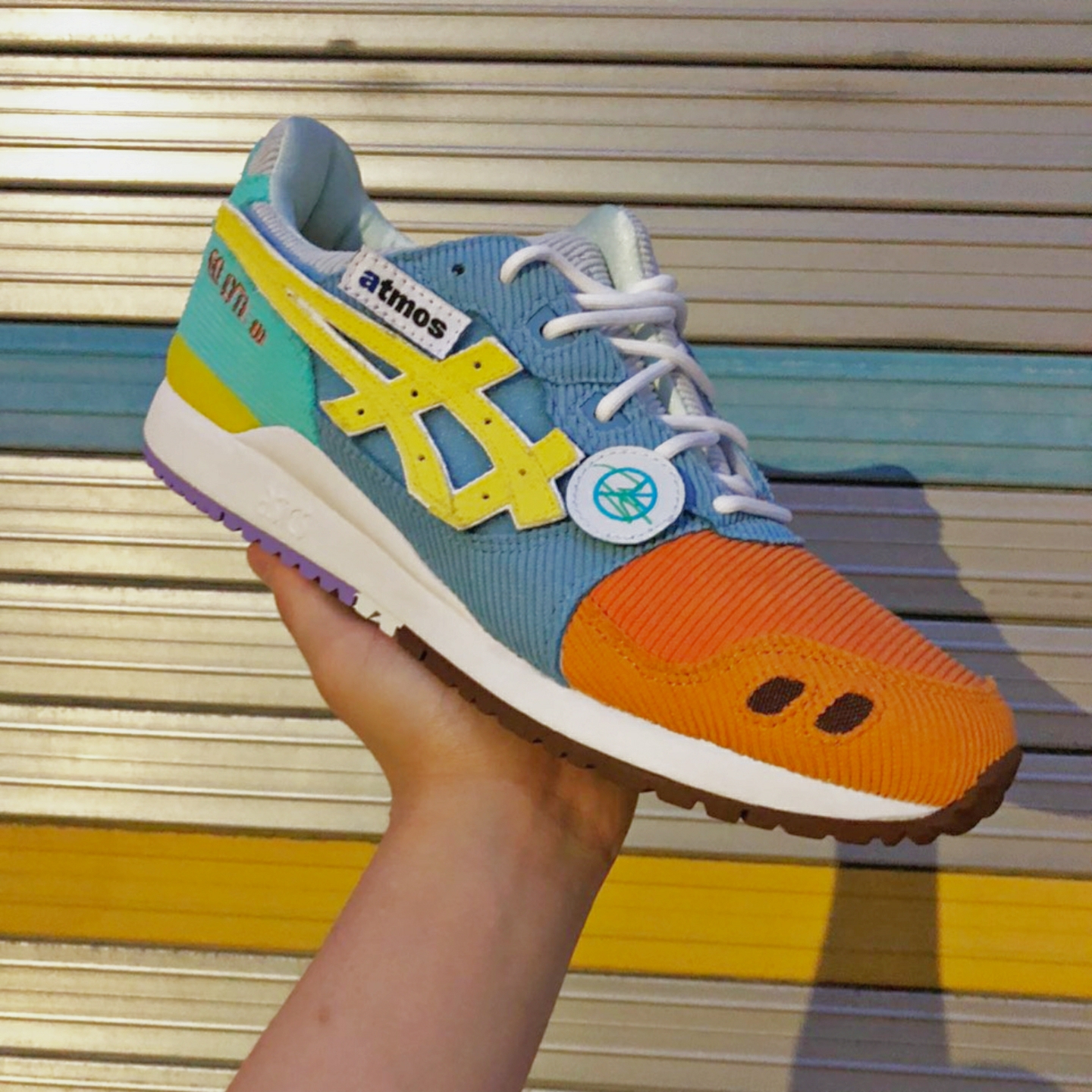 Asics x Atmos x Sean Wotherspoon Gel-Lyte III OG Corduroy 착용 스타일 - 2