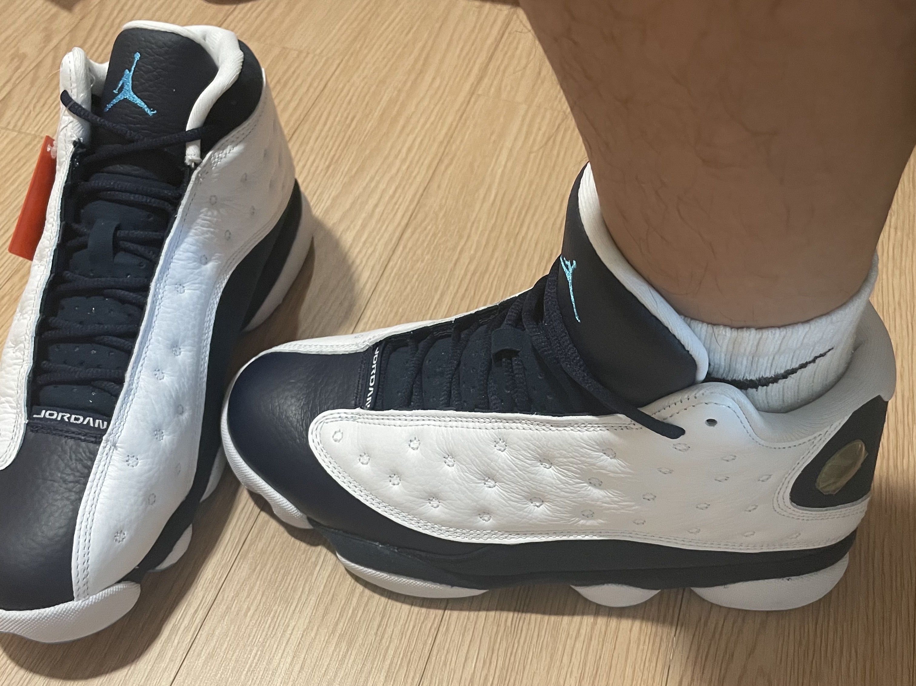 Jordan 13 Retro Obsidian 착용 스타일 - 1