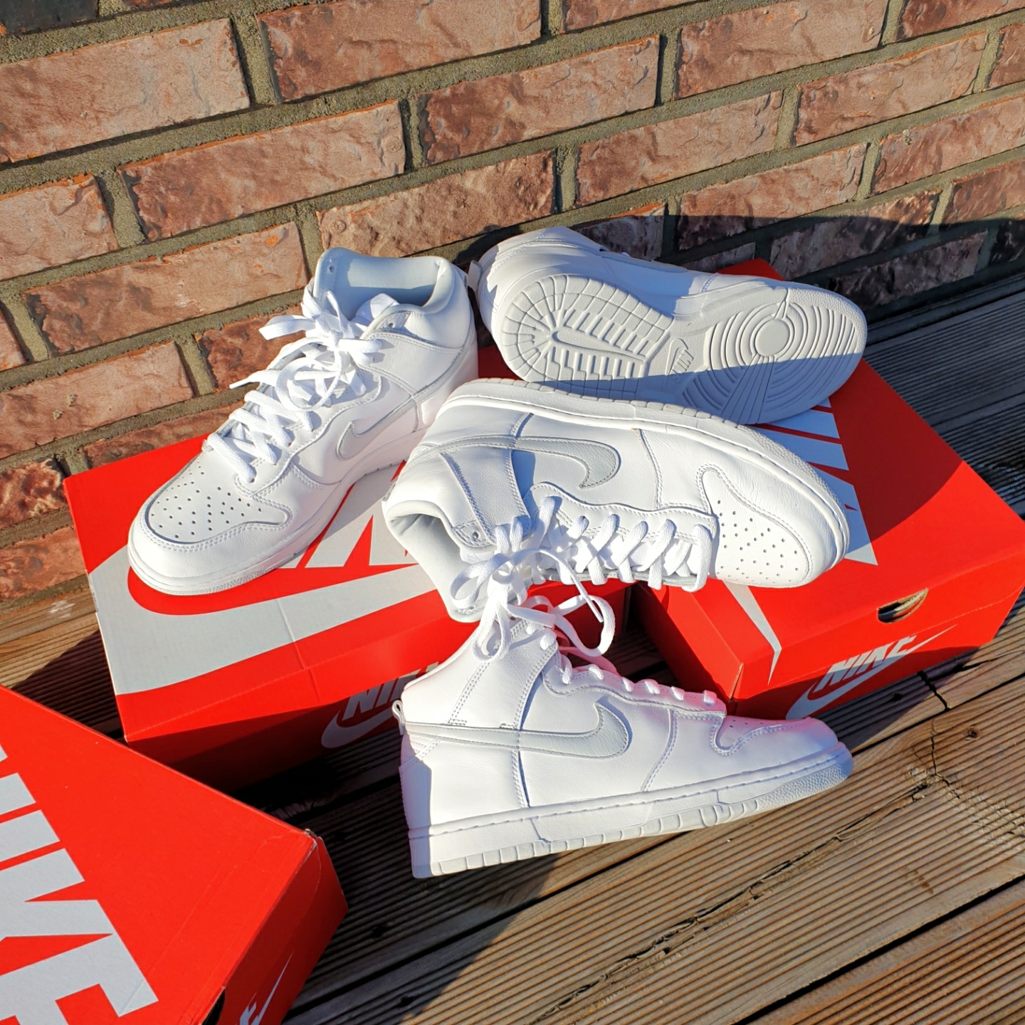 Nike Dunk High SP Pure Platinum 착용 스타일 - 1