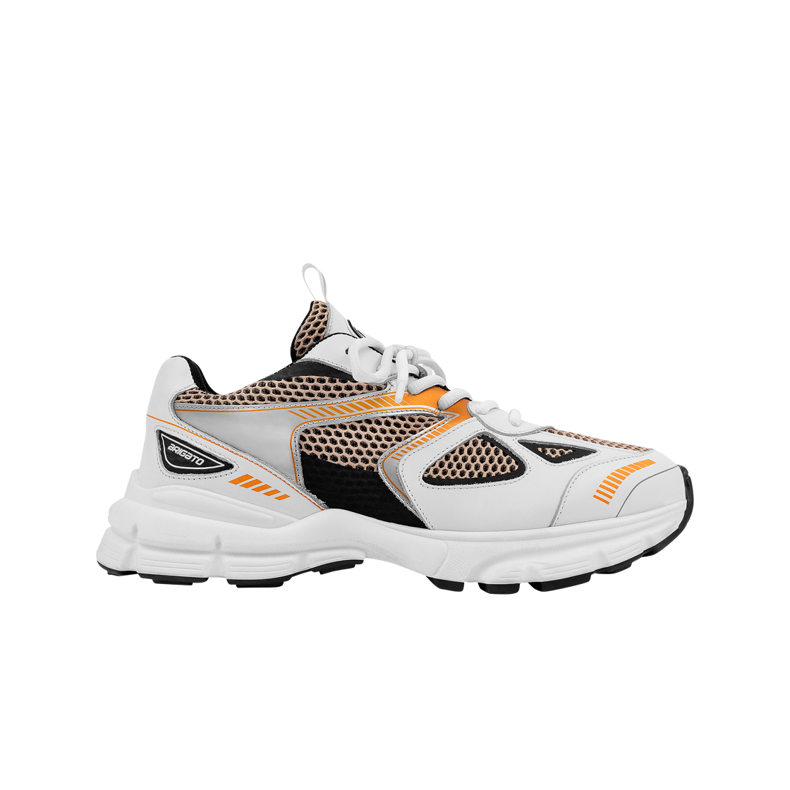 (W) 악셀 아리가토 마라톤 러너 화이트 블랙 오렌지((W) Axel Arigato Marathon Runner White Black Orange)