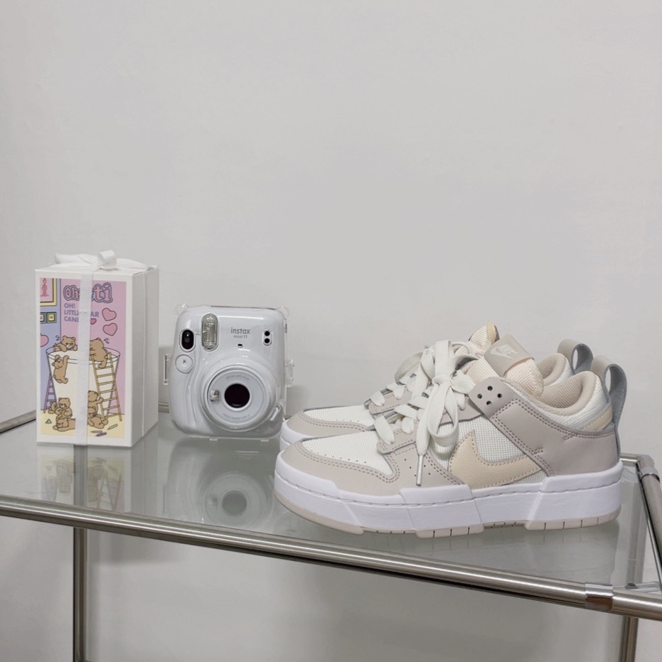 (W) Nike Dunk Low Disrupt Desert Sand 착용 스타일 - 2