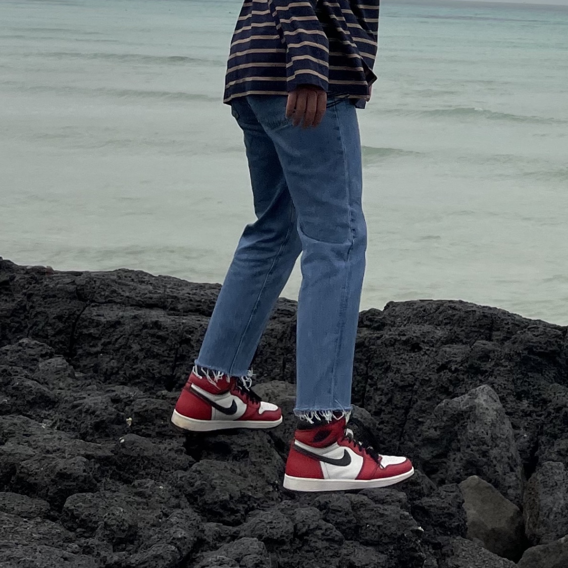 Jordan 1 Retro High OG Defiant SB LA to Chicago 착용 스타일