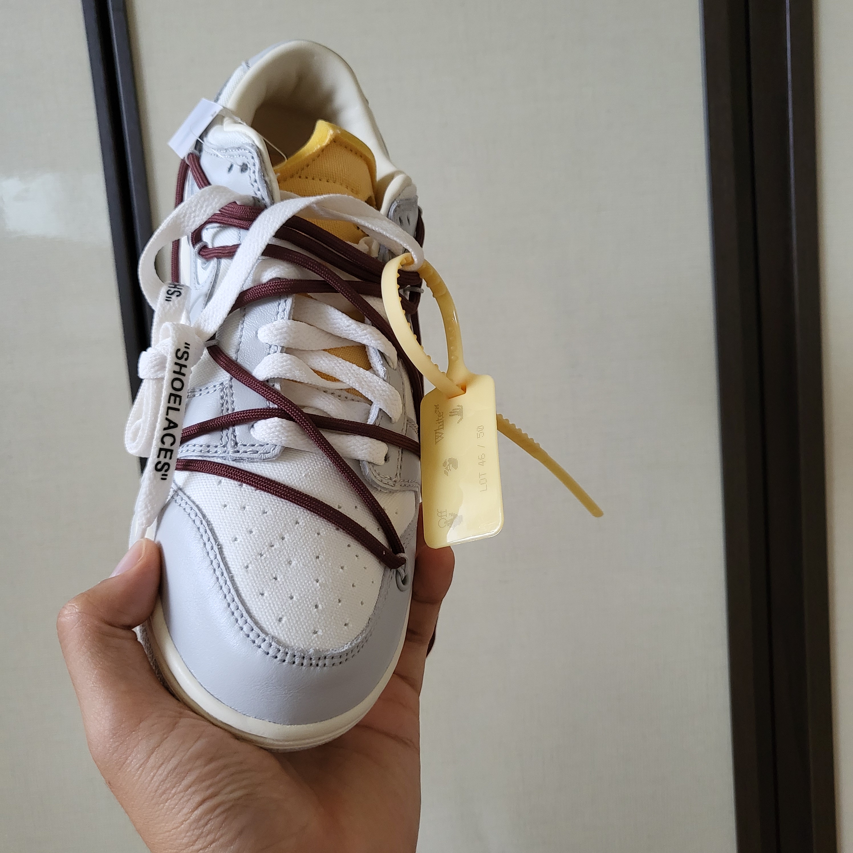 Nike x Off-White Dunk Low The 50 - Lot 46 착용 스타일 - 2