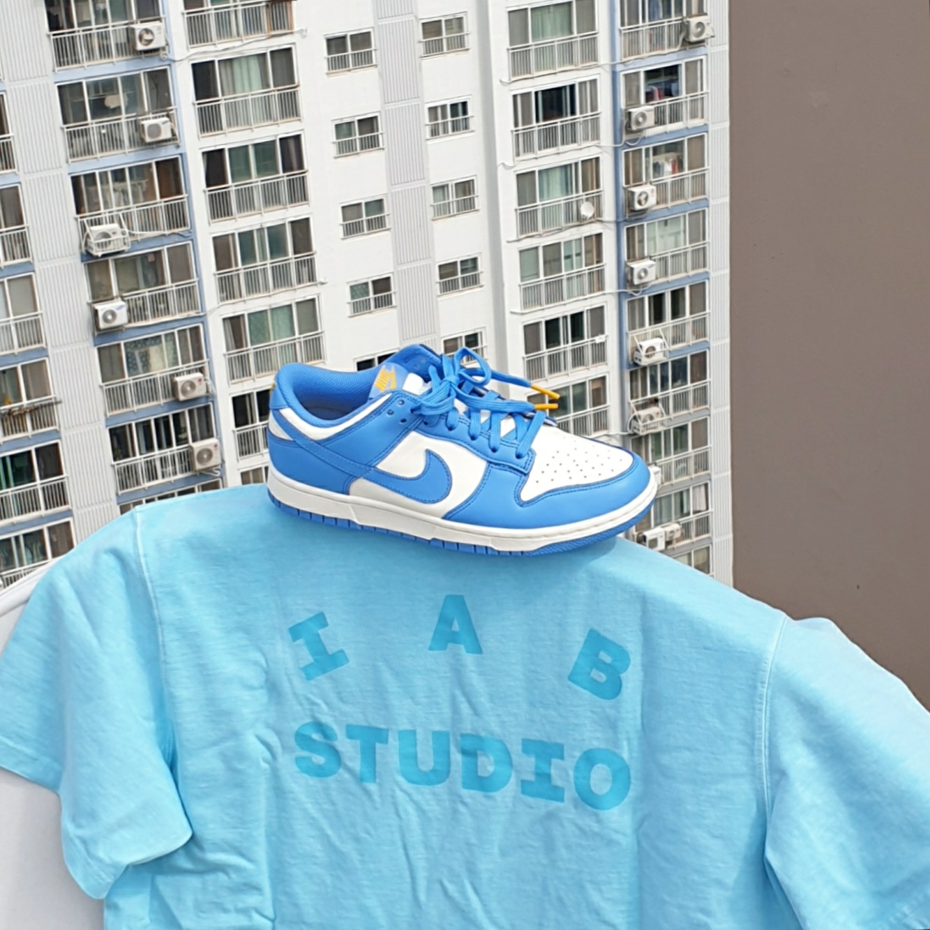 (W) Nike Dunk Low Coast 착용 스타일 - 4
