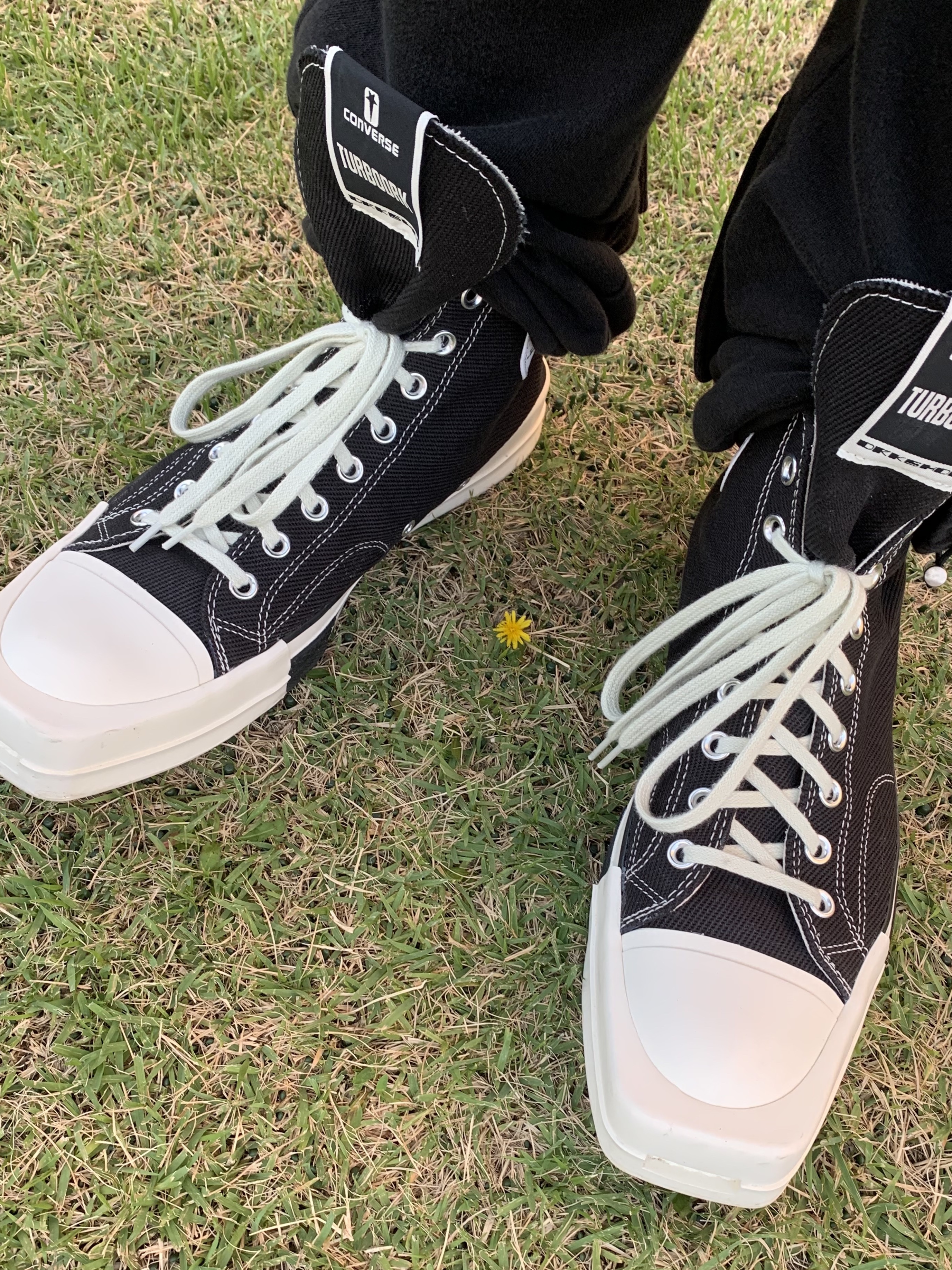 Converse x Drkshdw Turbodrk Chuck 70 Hi Black 착용 스타일 - 3