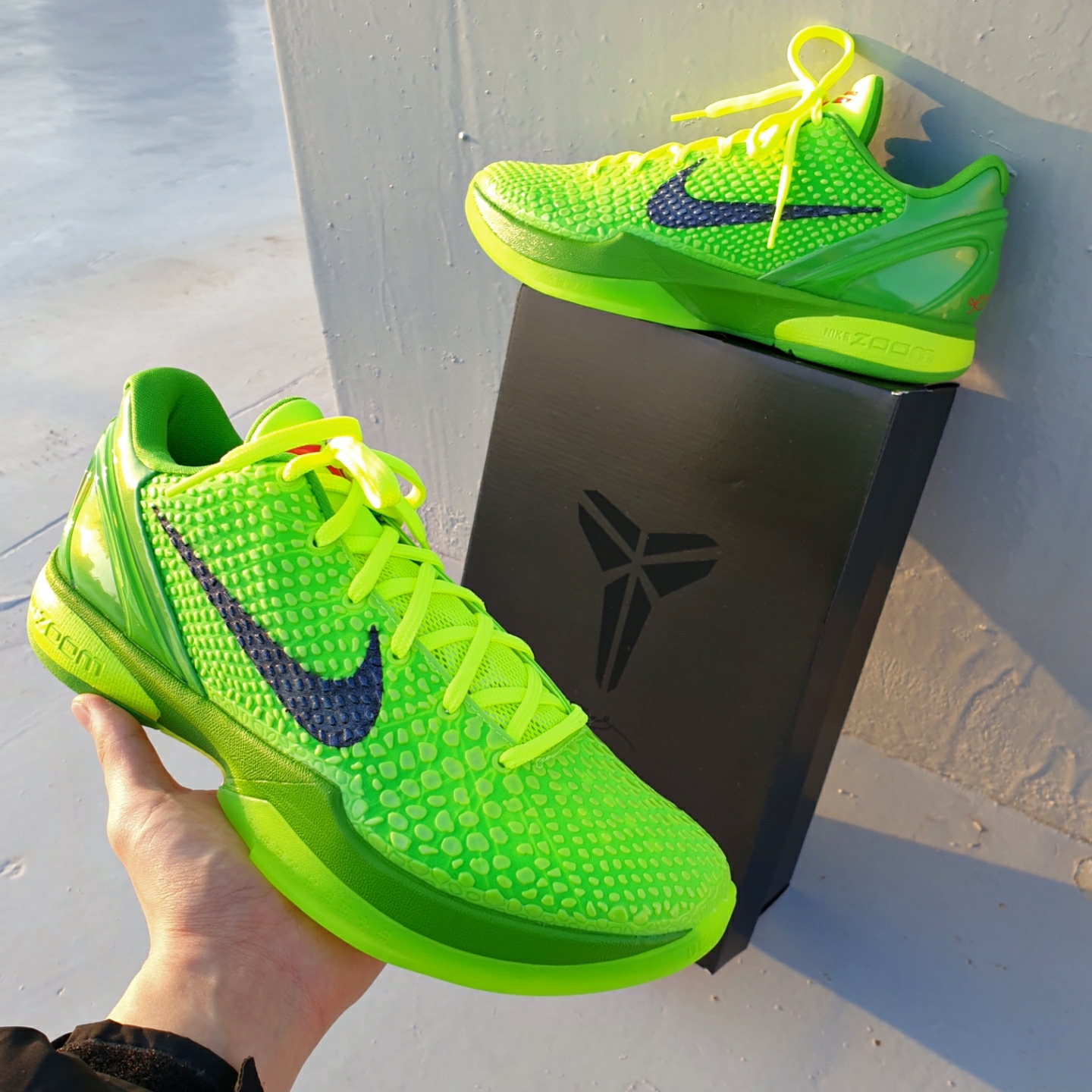 Nike Kobe 6 Protro Green Apple 착용 스타일 - 2