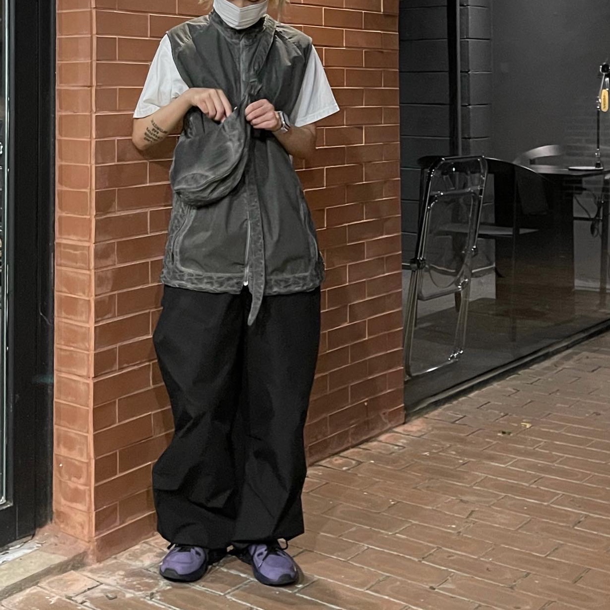 Nike ACG Air Mowabb Gravity Purple 착용 스타일 - 2