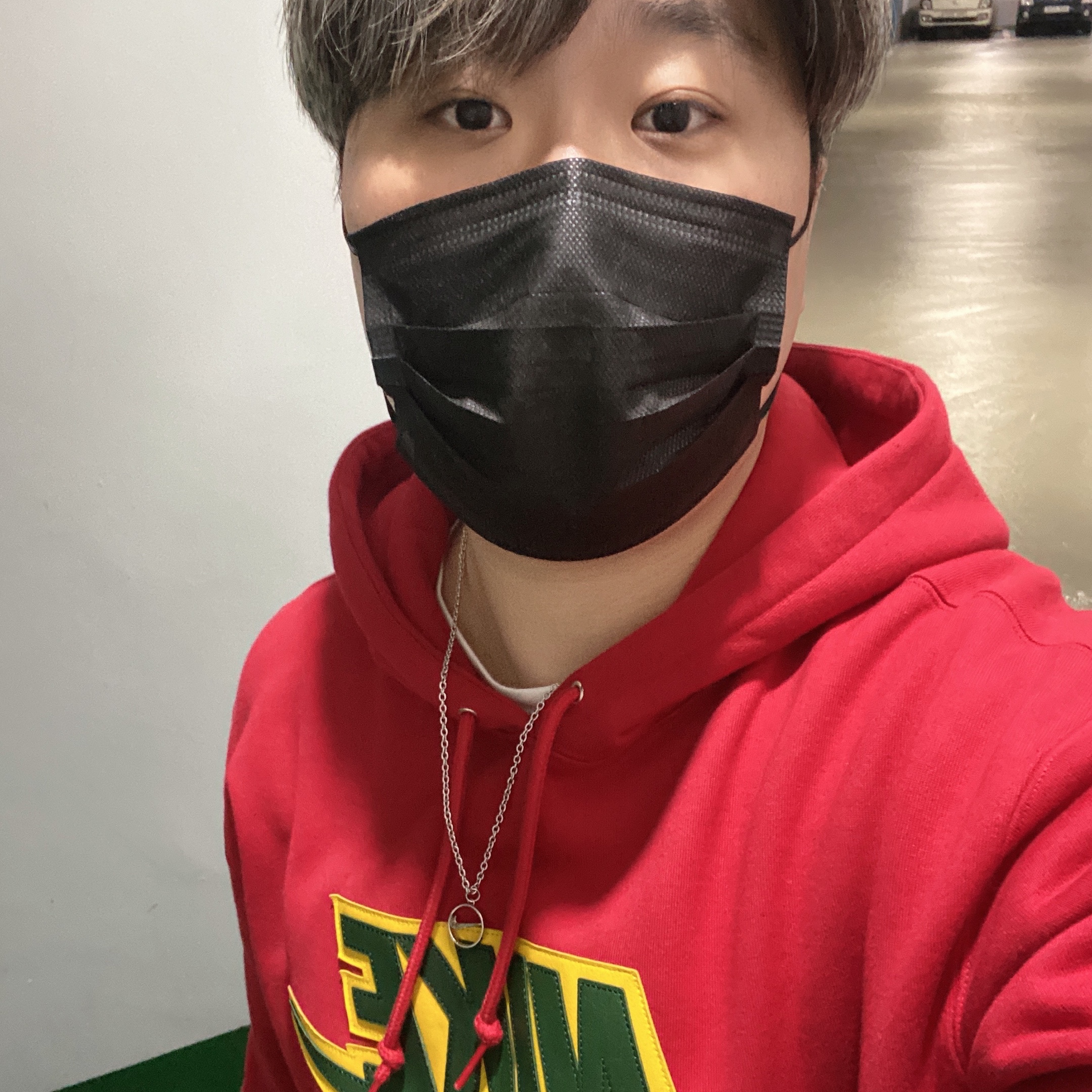 Supreme x Nike Leather Applique Hooded Sweatshirt Red - 19FW 착용 스타일