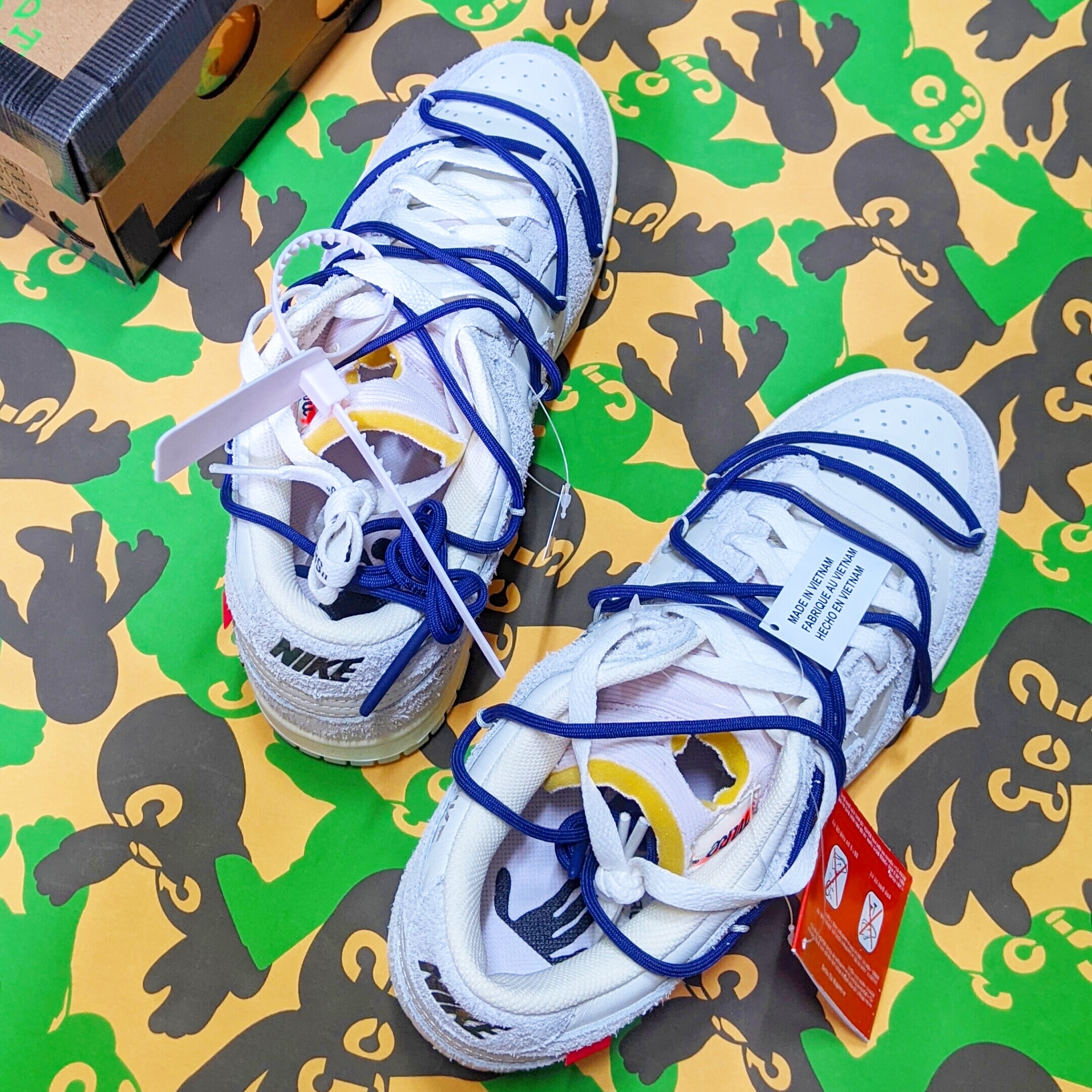 Nike x Off-White Dunk Low The 50 - Lot 18 착용 스타일