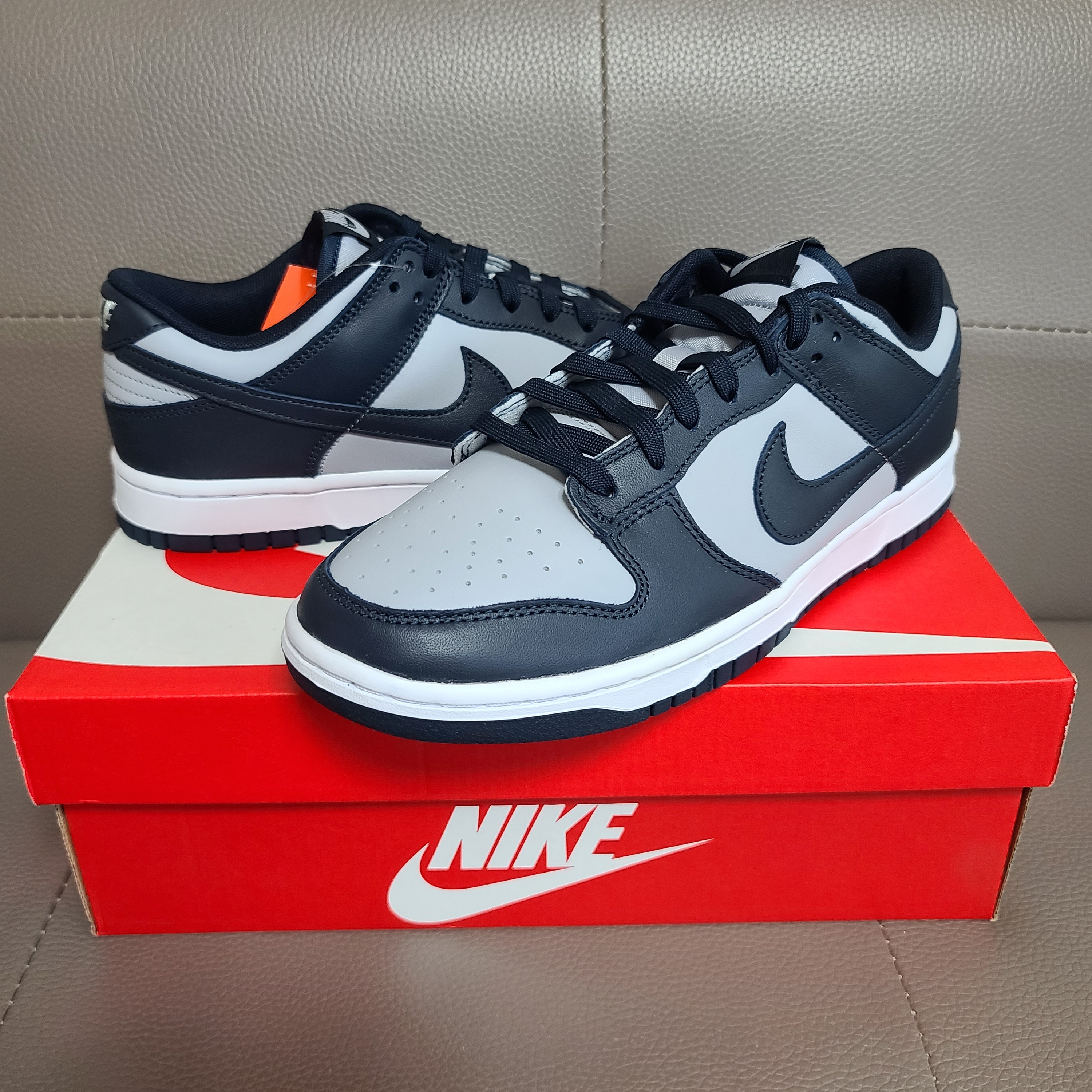 Nike Dunk Low Retro Championship Grey 착용 스타일 - 2