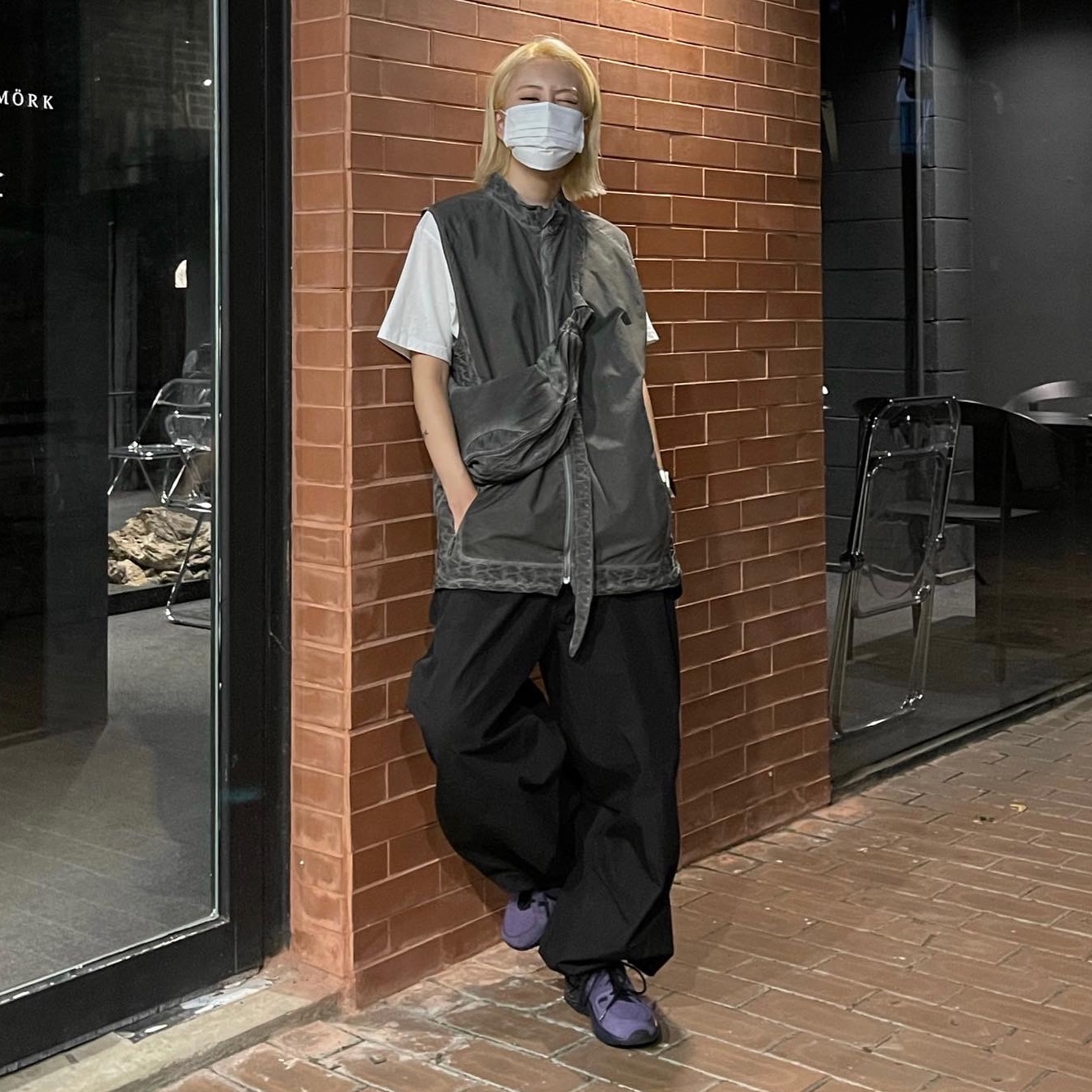 Nike ACG Air Mowabb Gravity Purple 착용 스타일 - 1