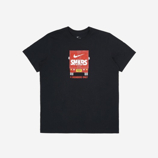 나이키 SNKRS 4주년 멤버스 온리 티셔츠 블랙 (CZ6366-010)