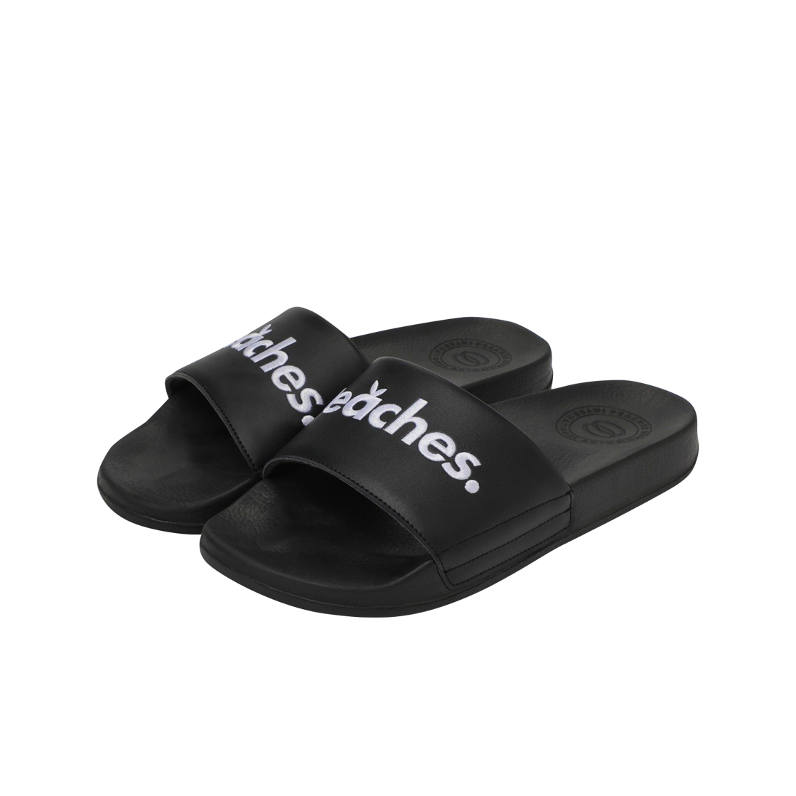 피치스 로고 슬라이드 블랙(Peaches. Logo Slides Black)