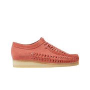 Clarks x Supreme Woven Wallabee Pink