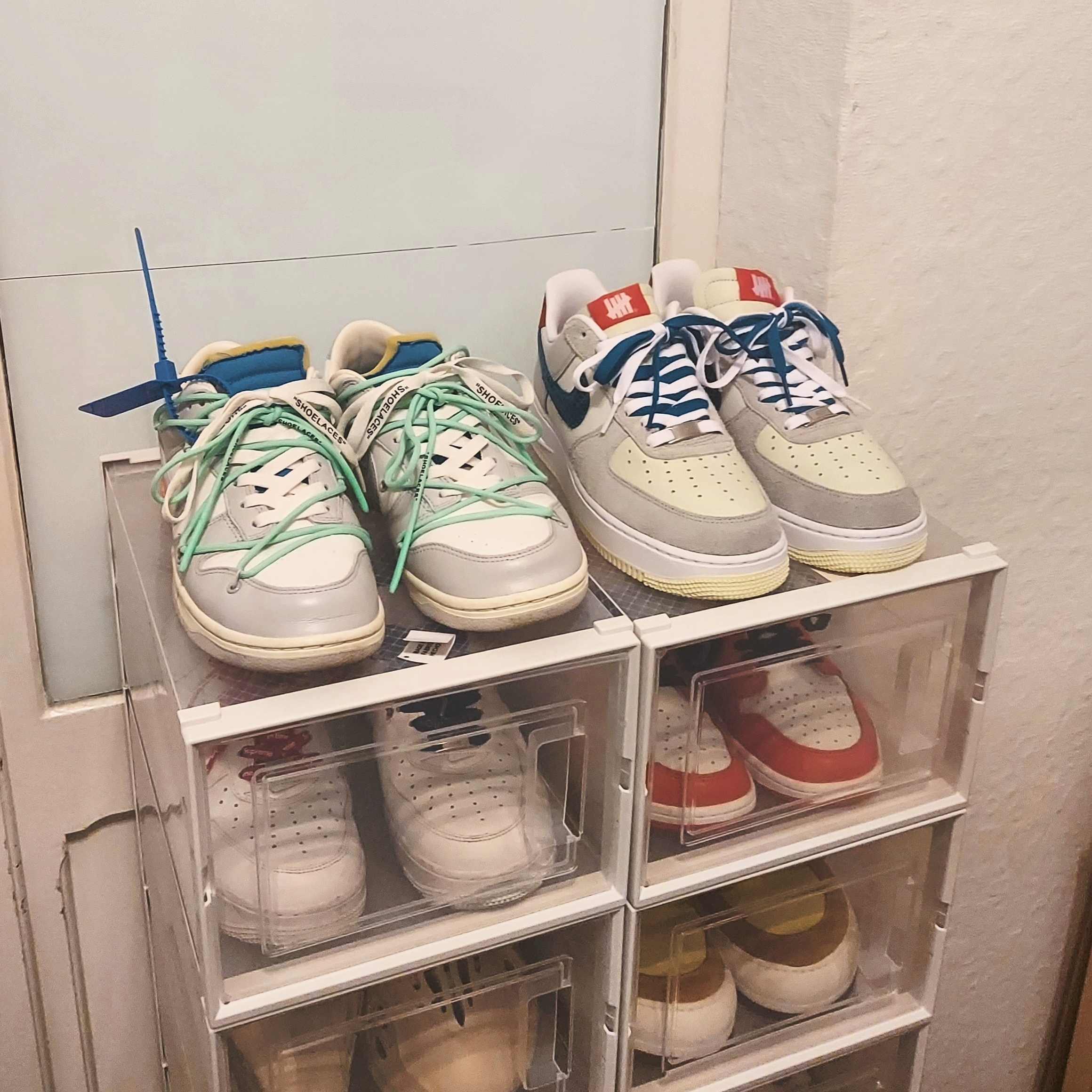 Supreme Classic Logo 6-Panel Navy - 21SS, Nike x Undefeated Air Force 1 Low SP 5 On It 착용 스타일 - 4