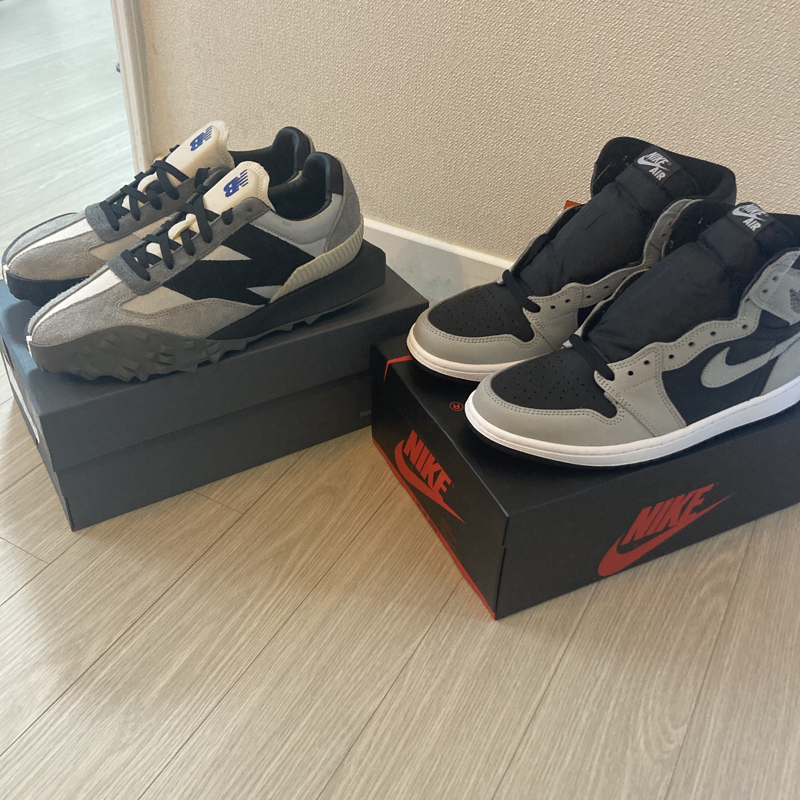New Balance XC-72 Castlerock, Jordan 1 Retro High OG Shadow 2.0 착용 스타일