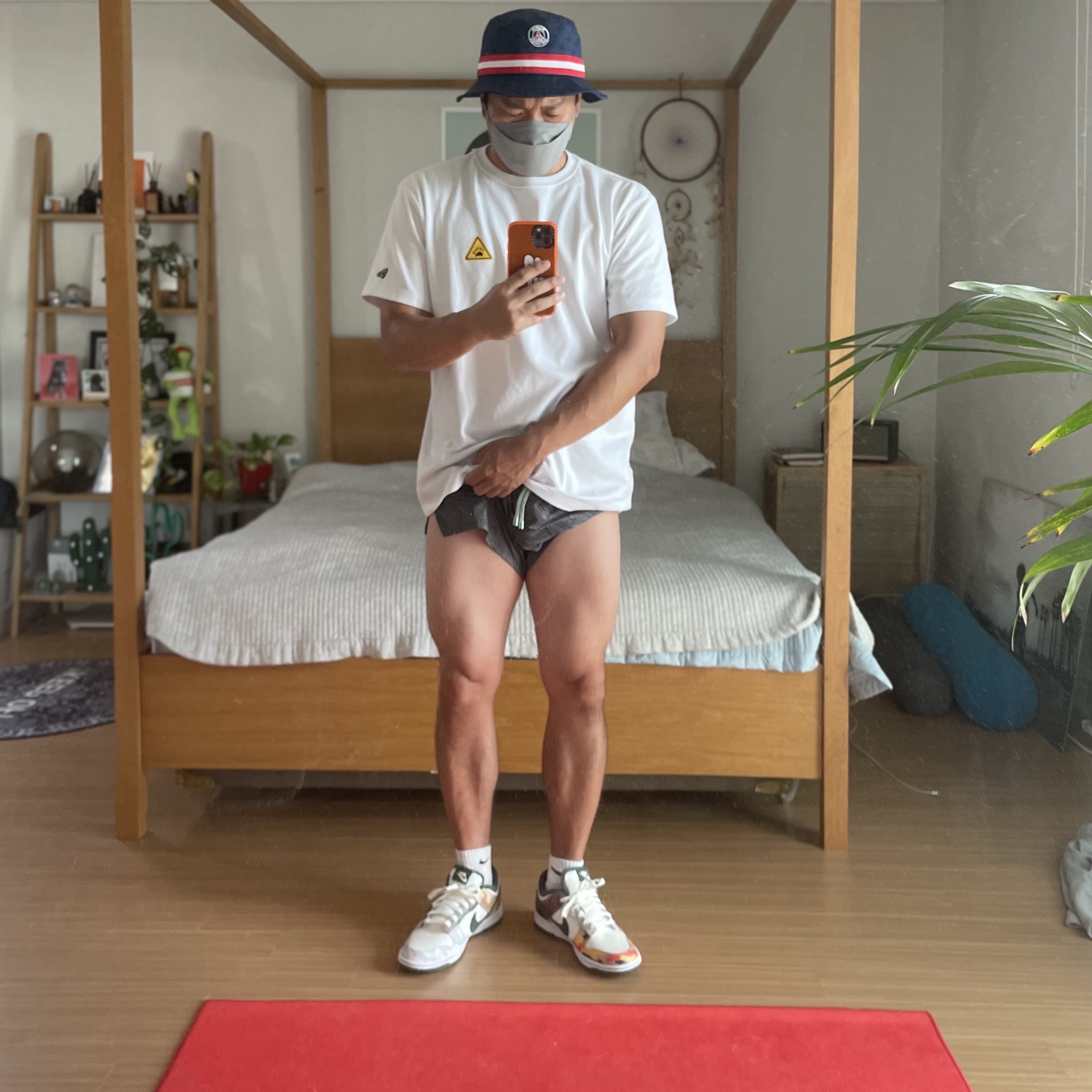 Nike Dunk Low SE Sail Multi Camo 착용 스타일