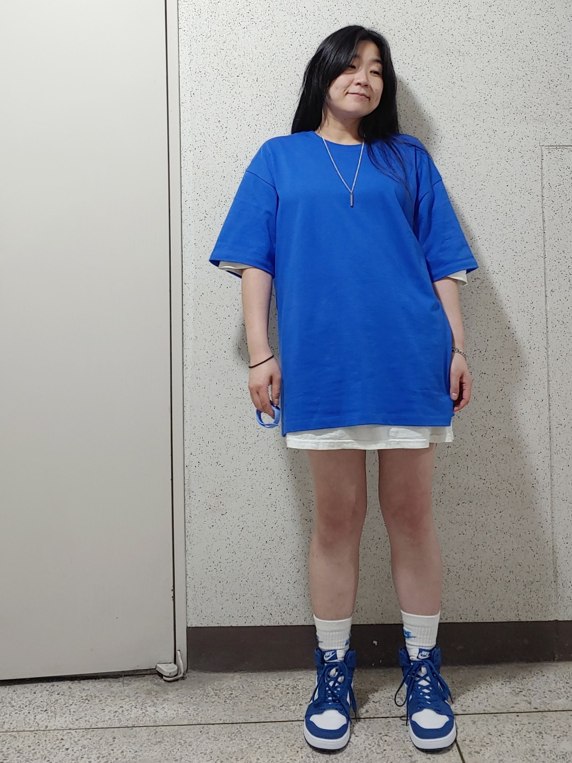 Jordan 1 KO Storm Blue 착용 스타일 - 5
