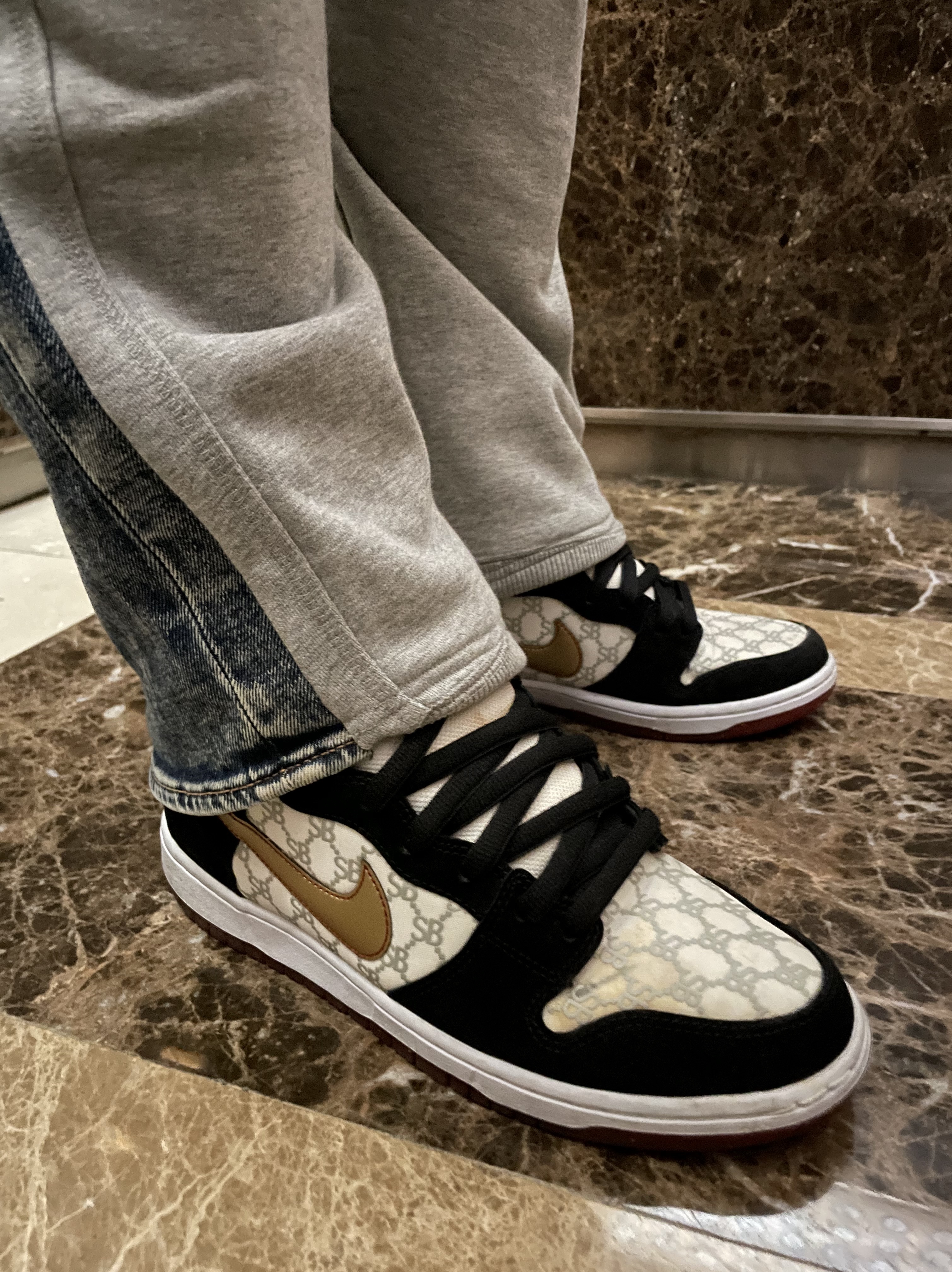 Nike x Black Sheep Dunk High SB Paid in Full 착용 스타일 - 3