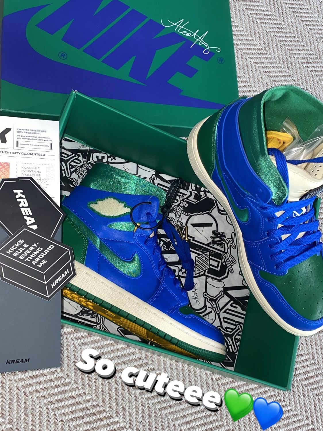 (W) Jordan 1 x Aleali May Zoom CMFT SP Califia 착용 스타일 - 3