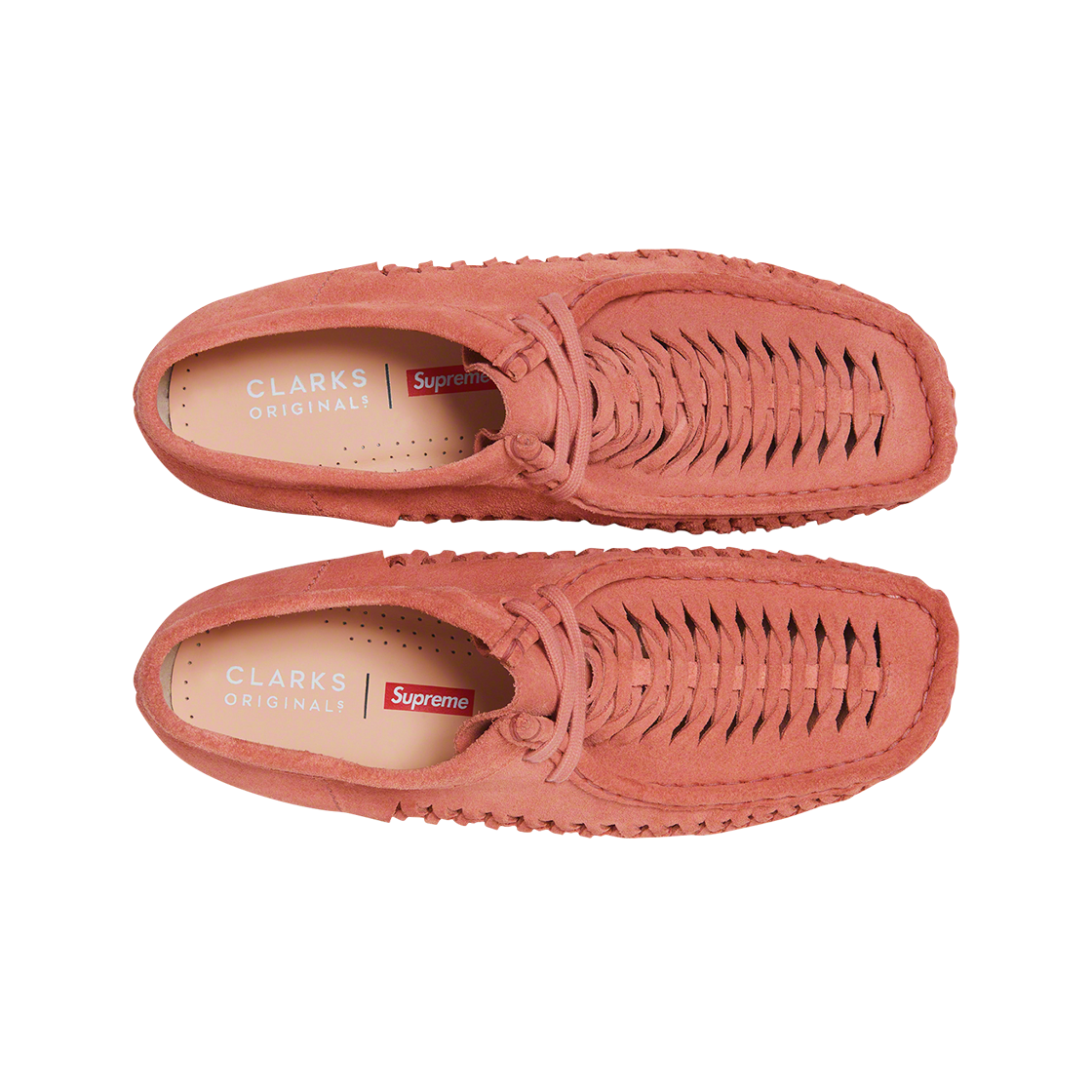 클락스 x 슈프림 우븐 왈라비 핑크(Clarks x Supreme Woven Wallabee Pink) - 2