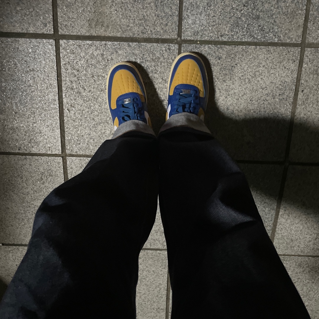 Nike x Undefeated Air Force 1 Low SP 5 On It Court Blue 착용 스타일