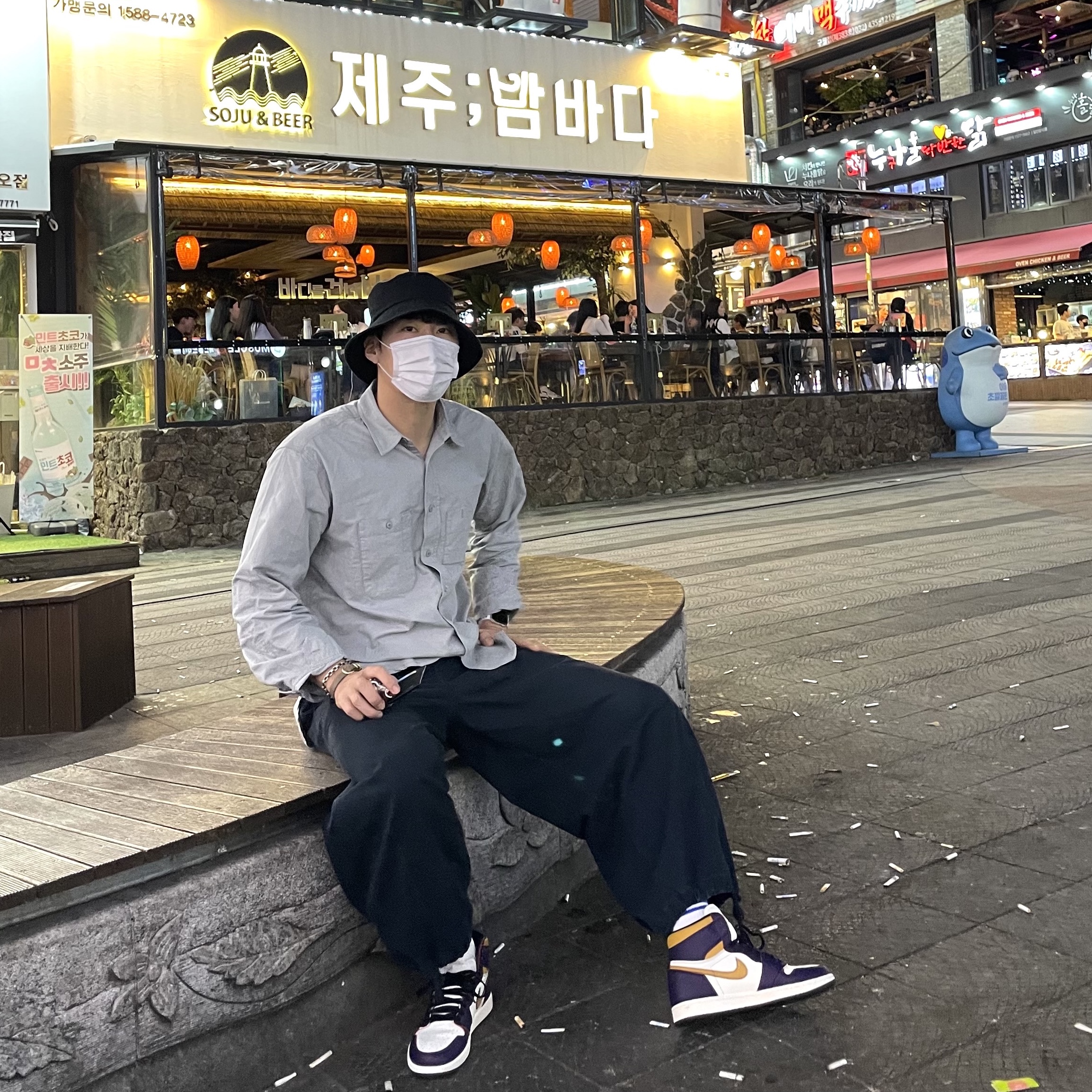Jordan 1 Retro High OG Defiant SB LA to Chicago 착용 스타일