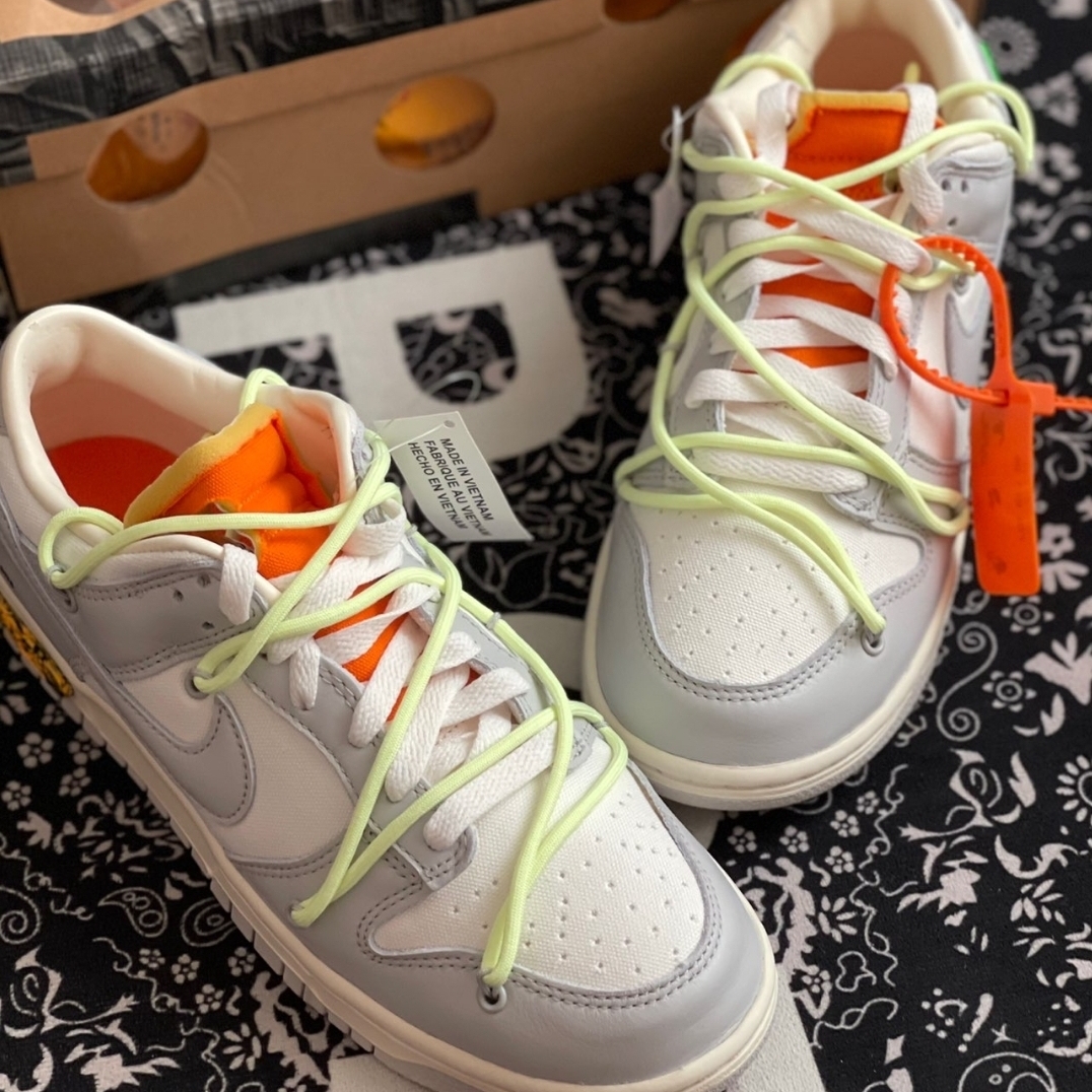Nike x Off-White Dunk Low The 50 - Lot 43 착용 스타일