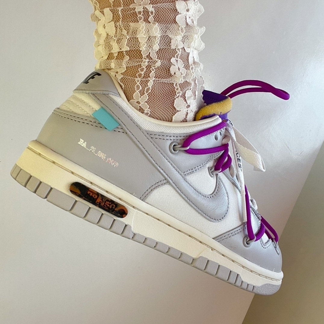 Nike x Off-White Dunk Low The 50 - Lot 28 착용 스타일 - 2
