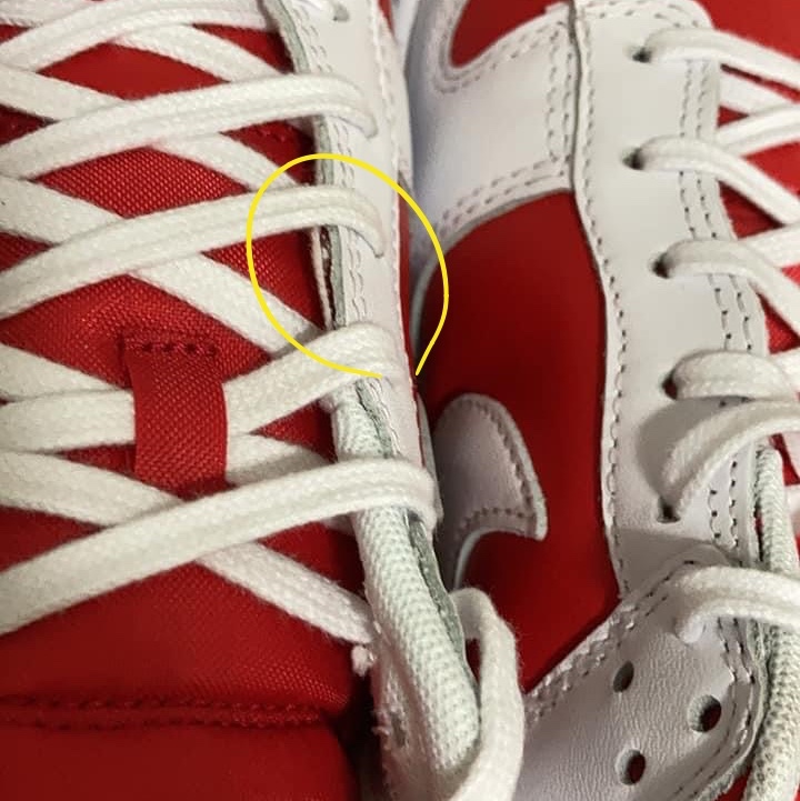 Nike Dunk Low Retro Championship Red 착용 스타일 - 4