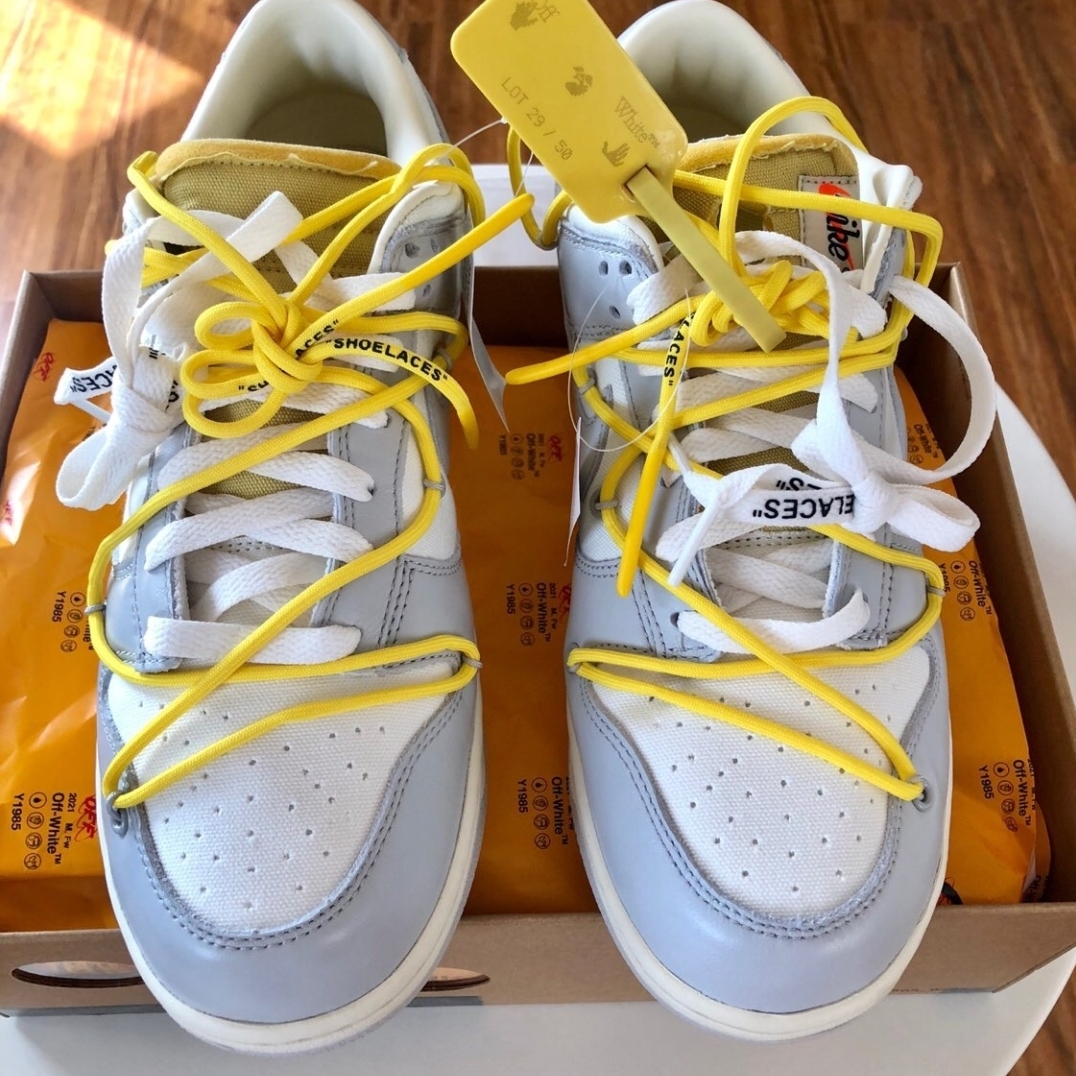 Nike x Off-White Dunk Low The 50 - Lot 29 착용 스타일