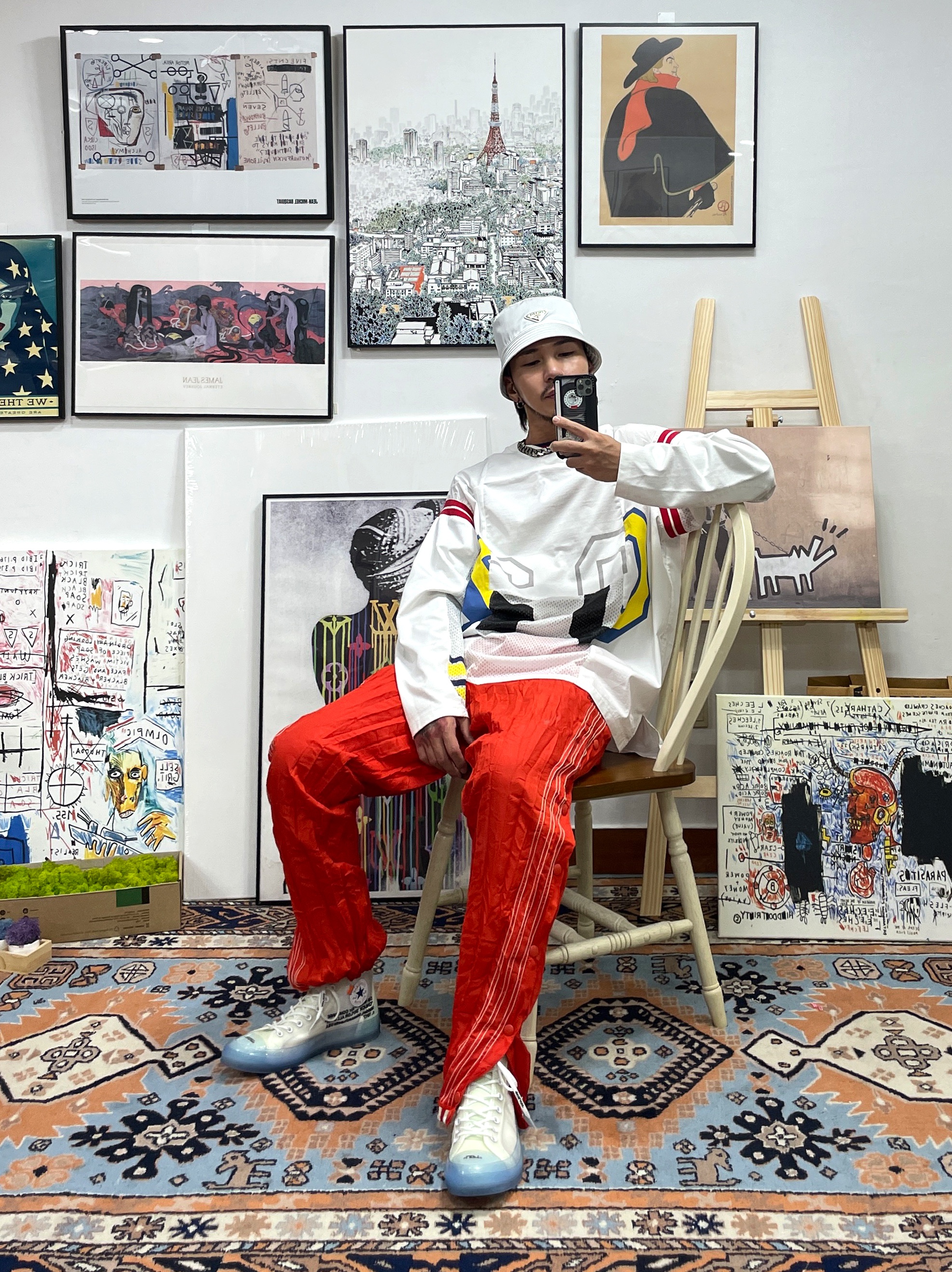 Converse x Off-White Chuck 70 High The Ten 착용 스타일