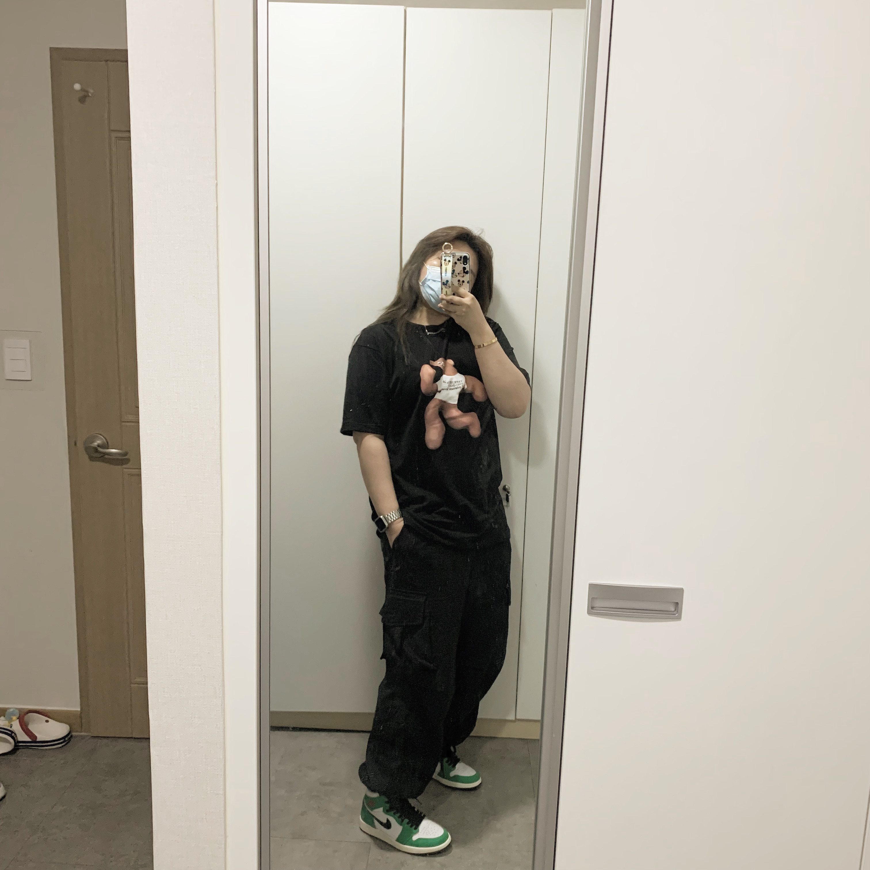 (W) Jordan 1 Retro High OG Lucky Green 착용 스타일