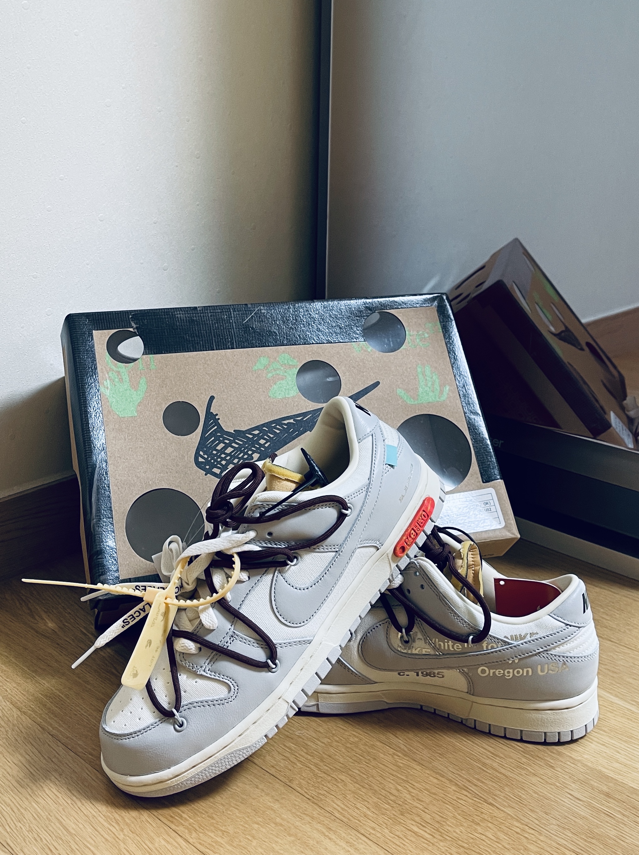 Nike x Off-White Dunk Low The 50 - Lot 46 착용 스타일
