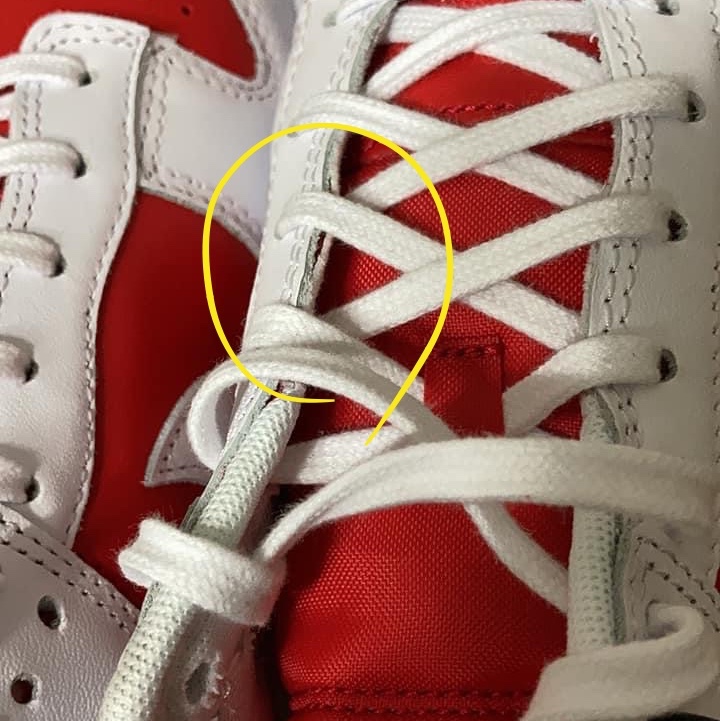 Nike Dunk Low Retro Championship Red 착용 스타일 - 3