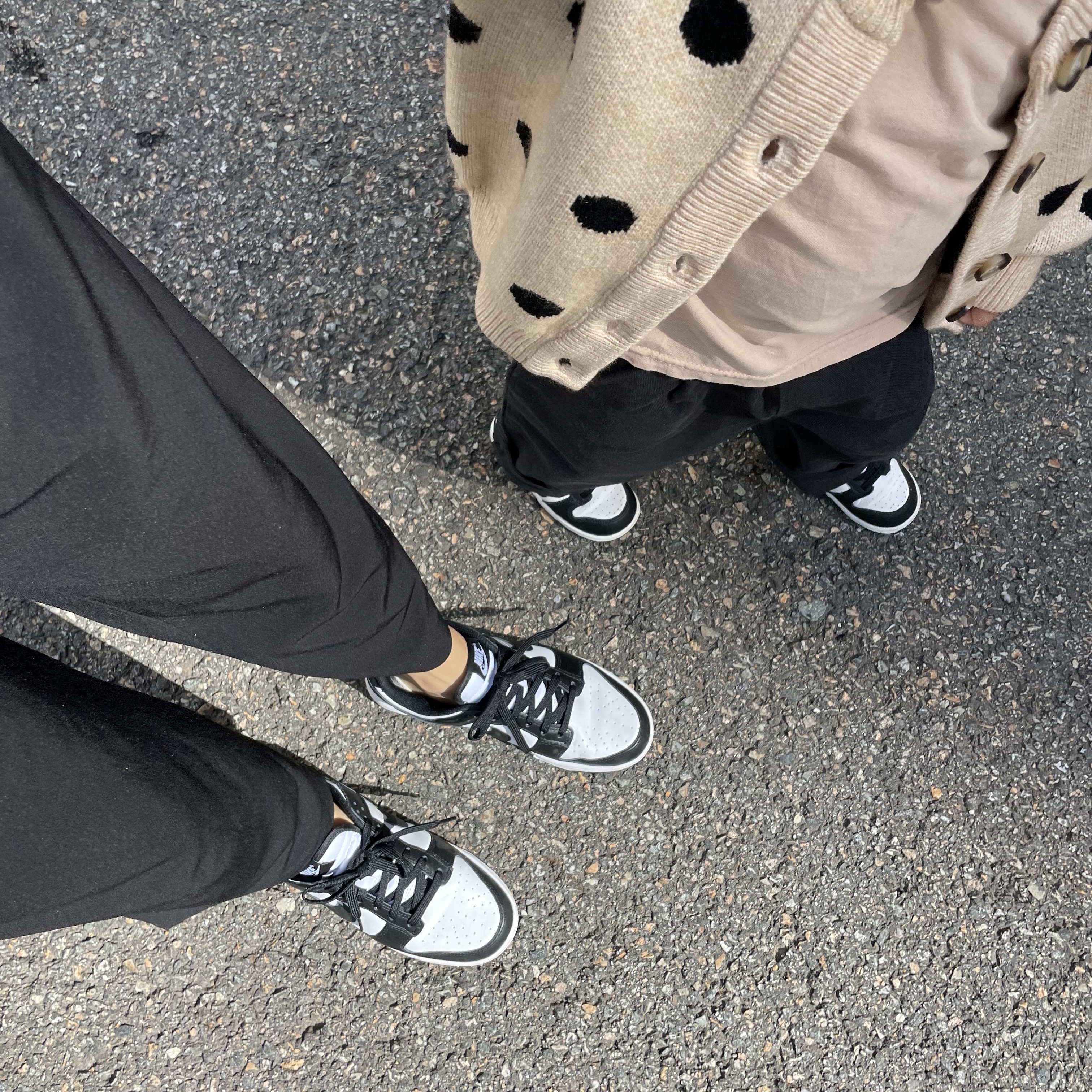 (W) Nike Dunk Low Black, (TD) Nike Dunk Low Black 착용 스타일 - 4