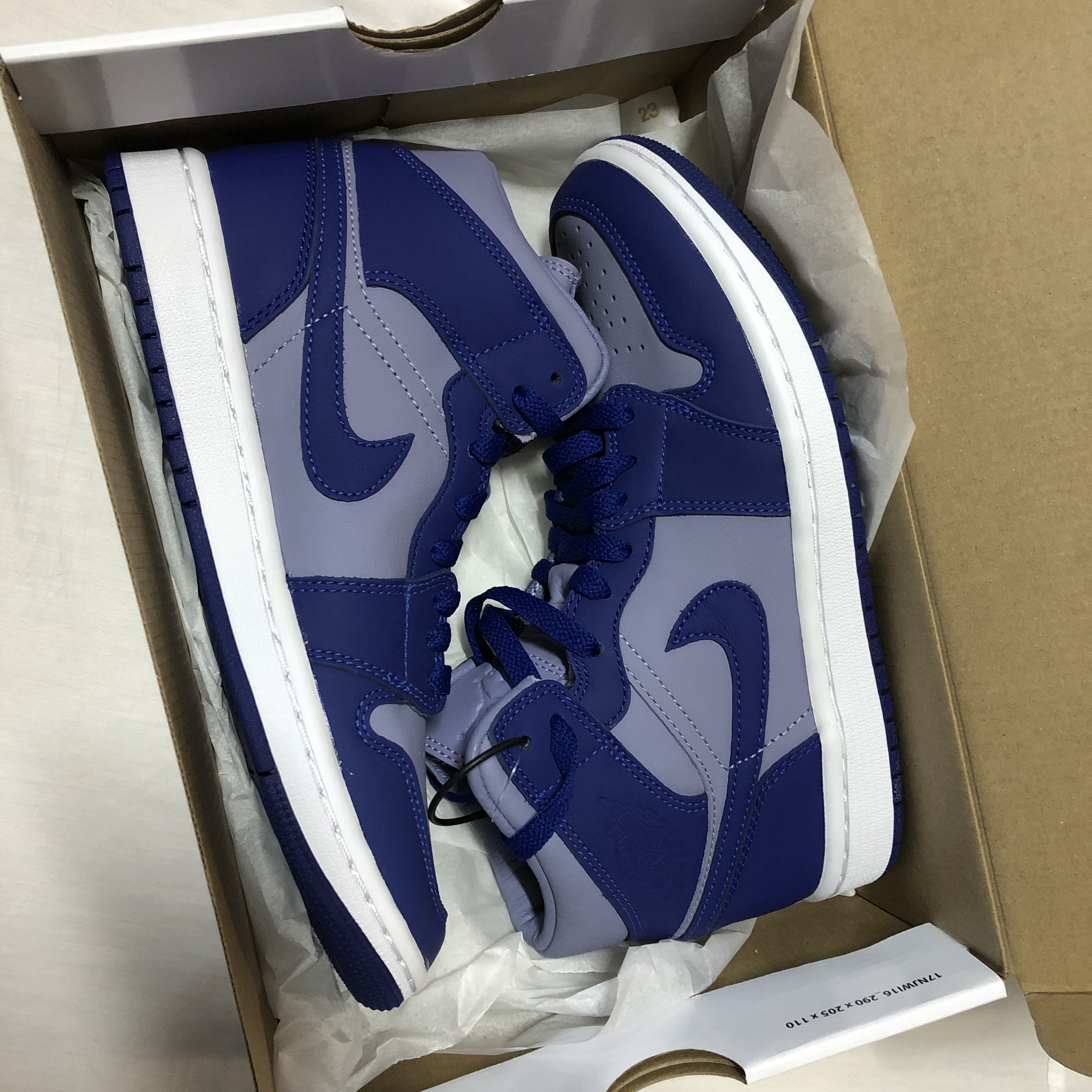 (W) Jordan 1 Mid SE Iron Purple 착용 스타일