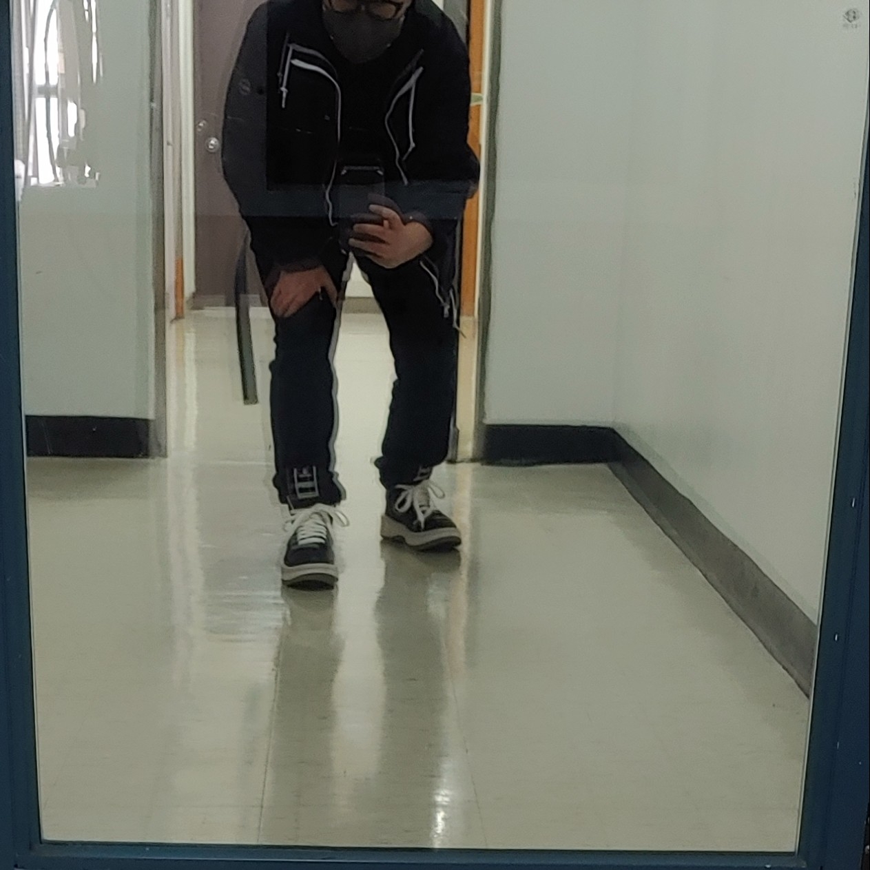 Converse x Drkshdw Turbowpn Black 착용 스타일 - 1