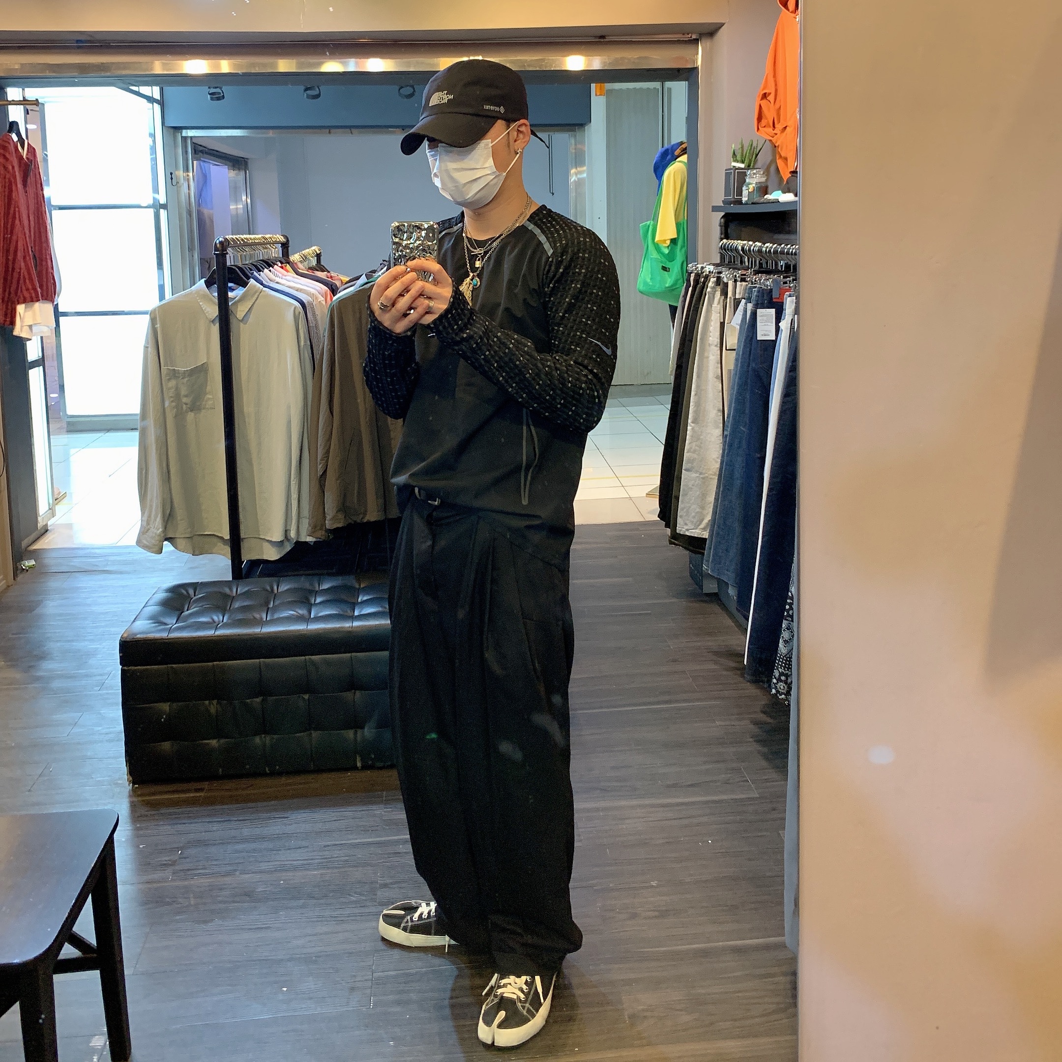 Maison Margiela Tabi High Black 착용 스타일 - 3