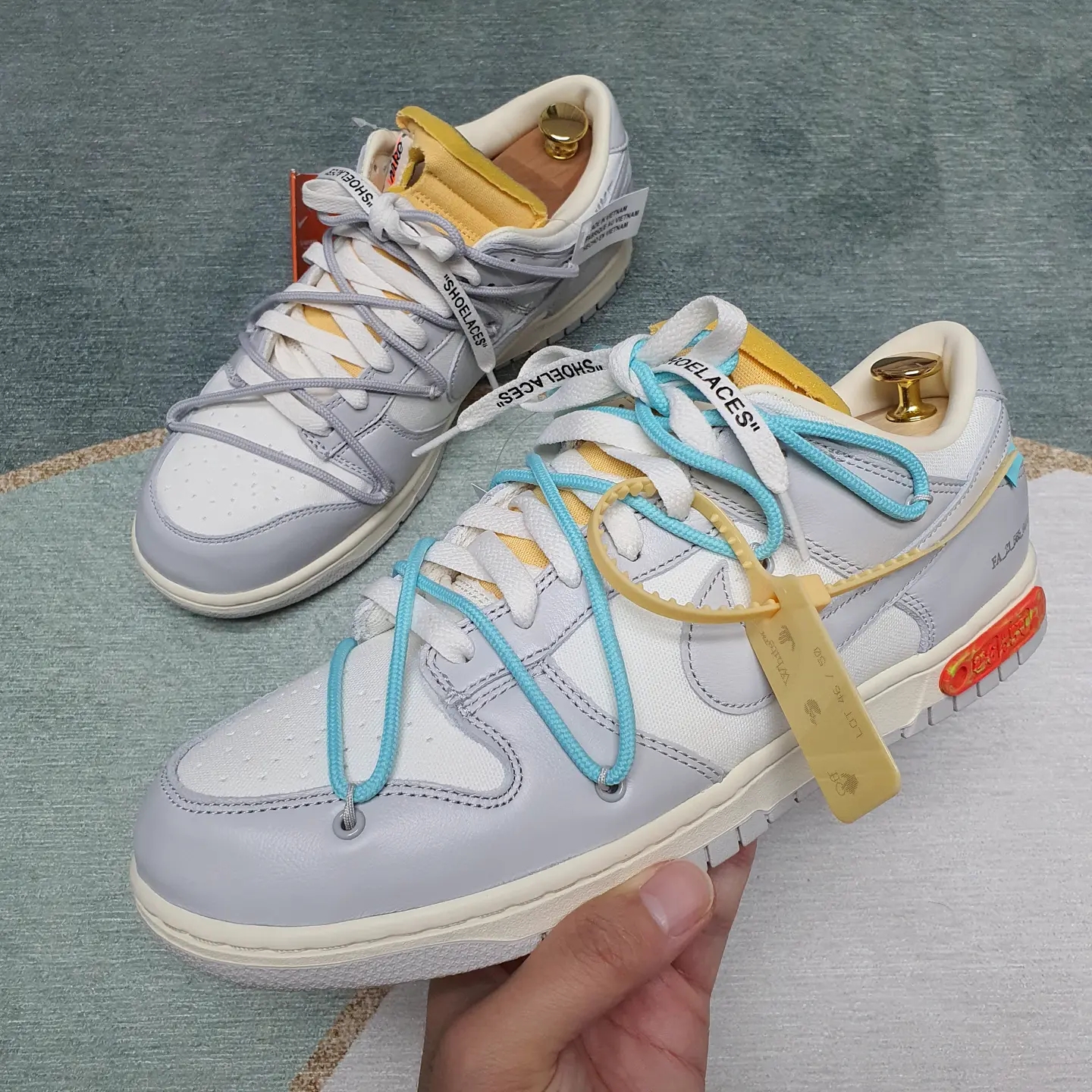 Nike x Off-White Dunk Low The 50 - Lot 46 착용 스타일 - 2